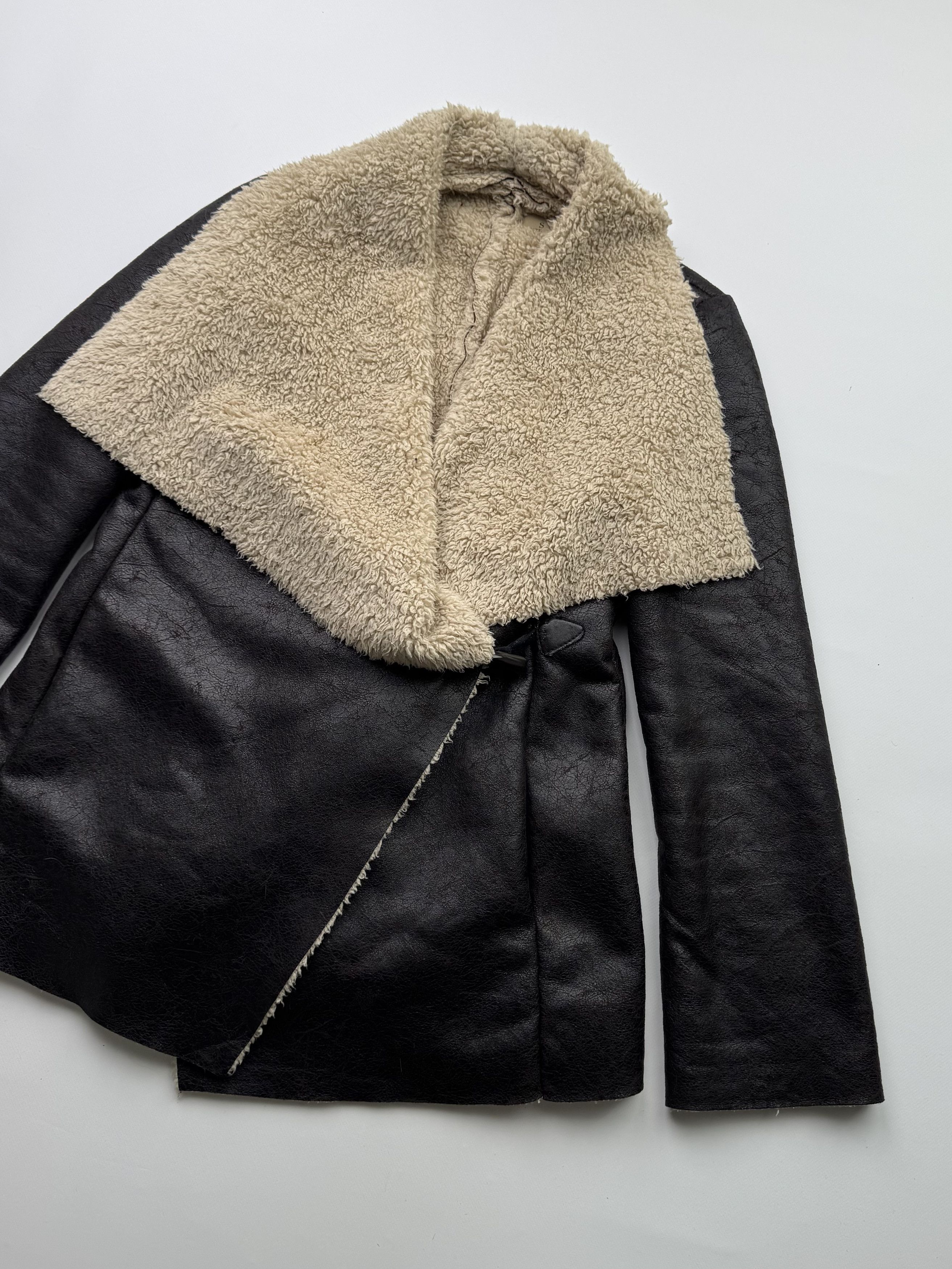 Japanese Brand Vintage Faux Sheepskin Coat B731(V275)E2 Size M / US 6-8 / IT 42-44 - 3 Thumbnail