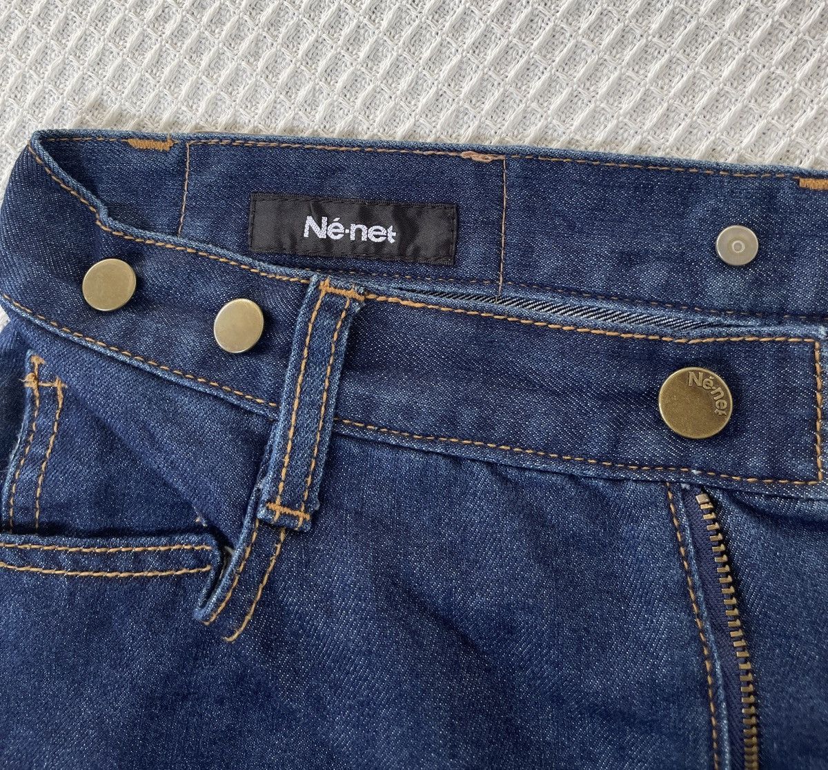 Ne-Net Vintage 90s🔥Ne-Net🔥Double Patchwork Pocket Jeans Size US 30 / EU 46 - 10 Thumbnail