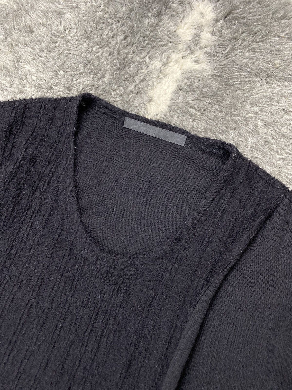 Julius JULIUS7—F/W 2011-2012 Collection Wool Jacquard Layered Shirt Size US M / EU 48-50 / 2 - 4 Thumbnail