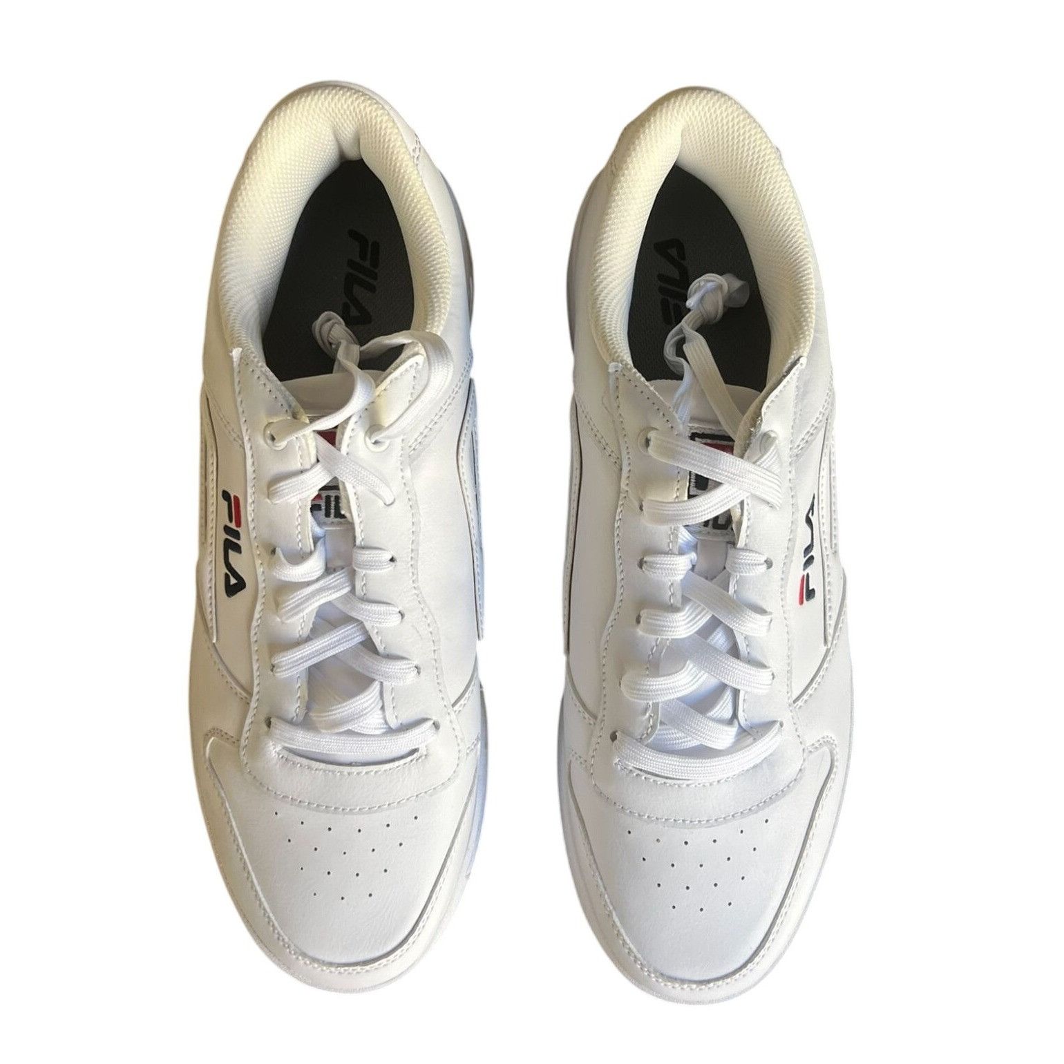 Fila Fila Mens White Lace-Up Athletic Sneakers Size US 13 / EU 46 - 5 Thumbnail