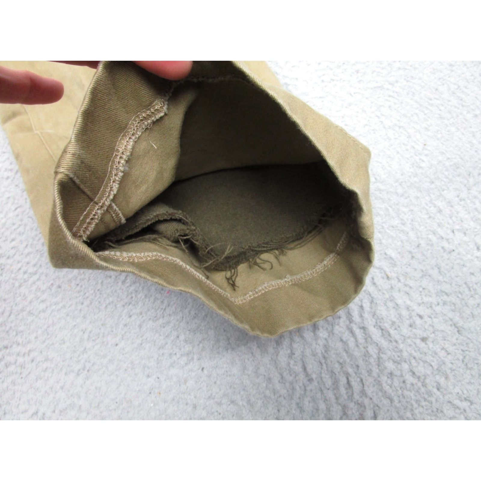 Vintage J. Peterman Pants Mens 40x32 Fits 38x32 Beige Chino Khaki Lined Warm Work Size US 40 / EU 56 - 5 Thumbnail