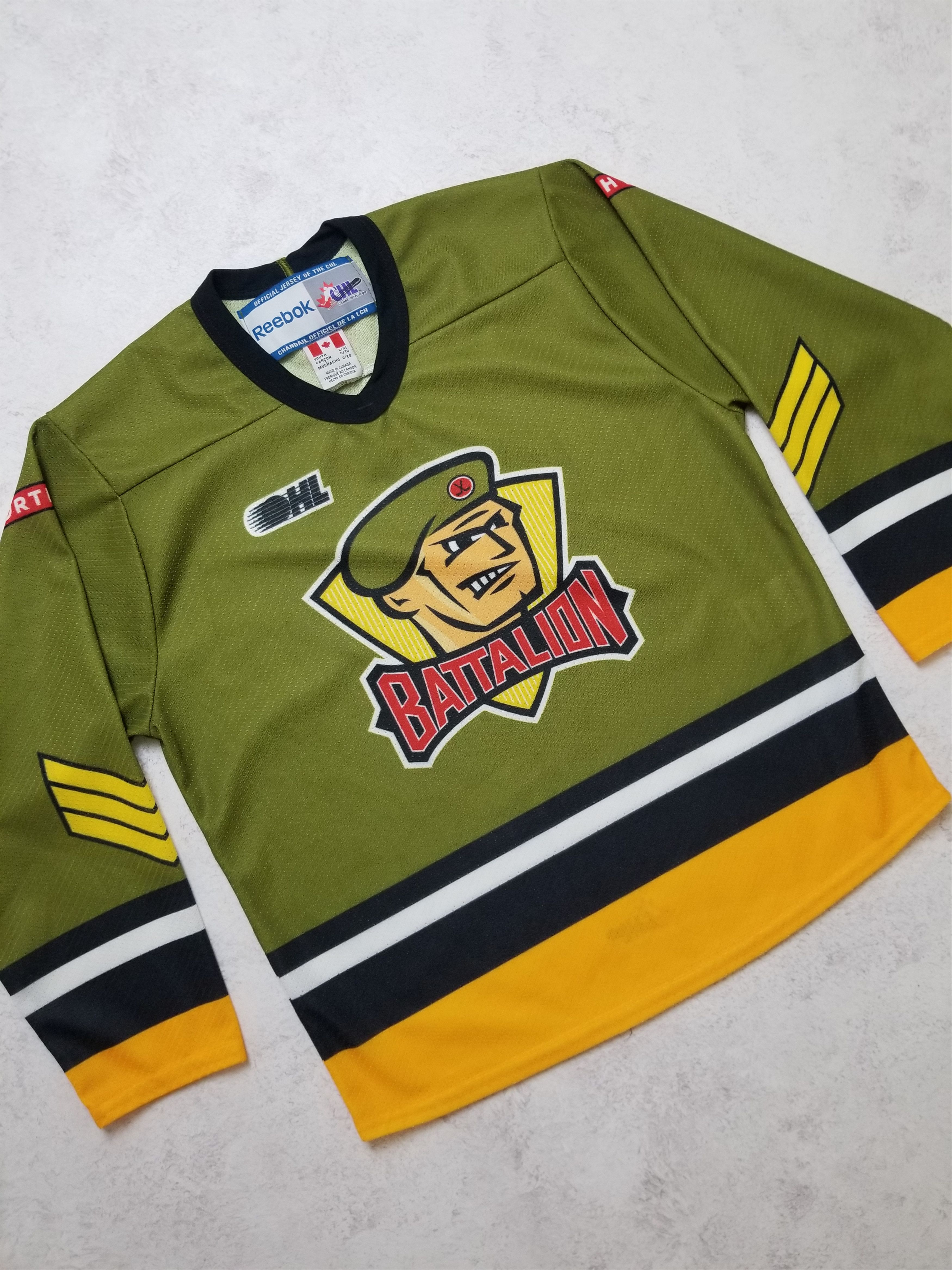 Reebok CCM CHL OHL Brampton Battalion 29 Jersey Youth XL Men's XS Size US XS / EU 42 / 0 - 13 Thumbnail
