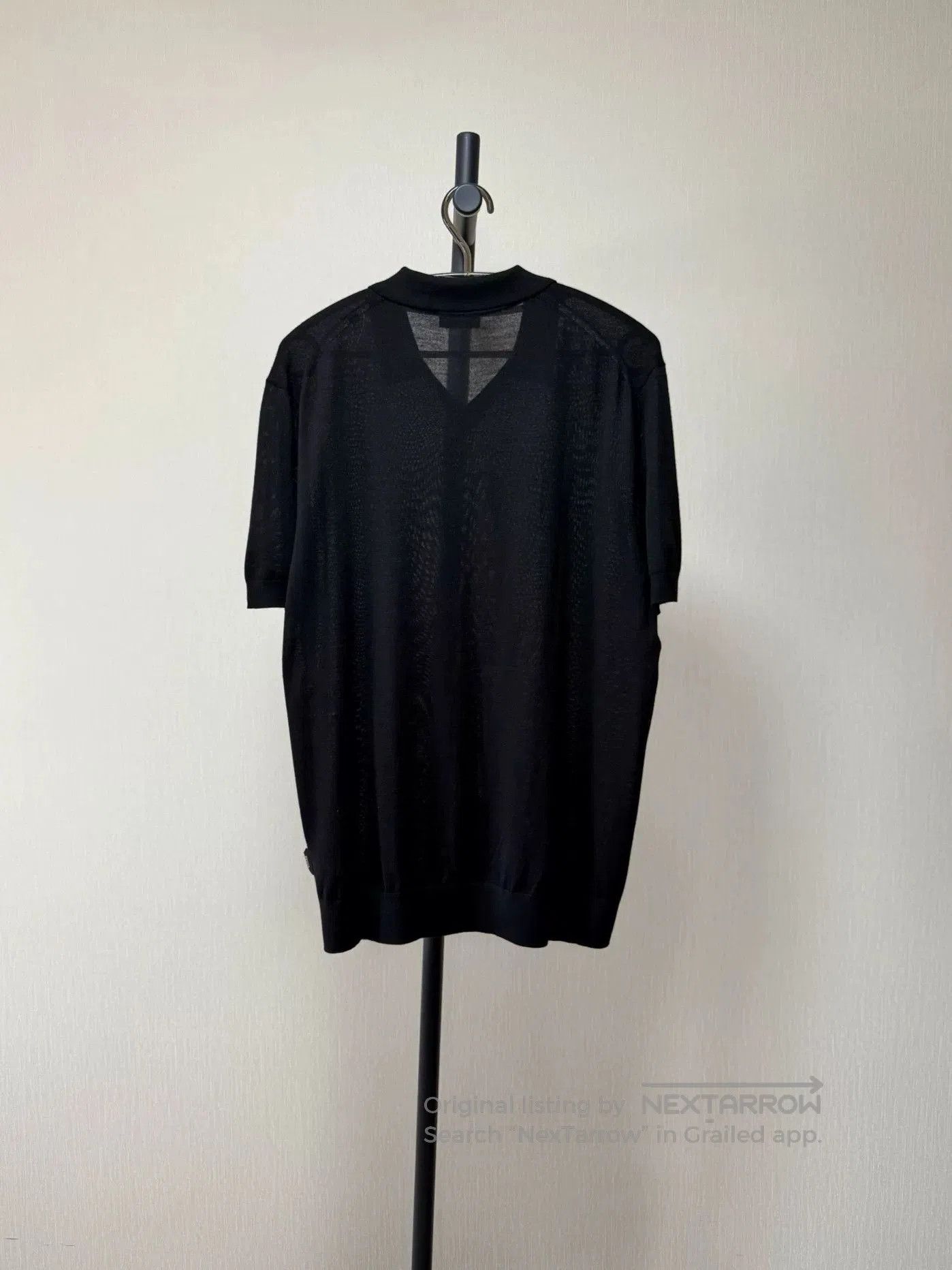 Ermenegildo Zegna ZEGNA Black Short-Sleeve T-shirt. Size US M / EU 48-50 / 2 - 9 Thumbnail