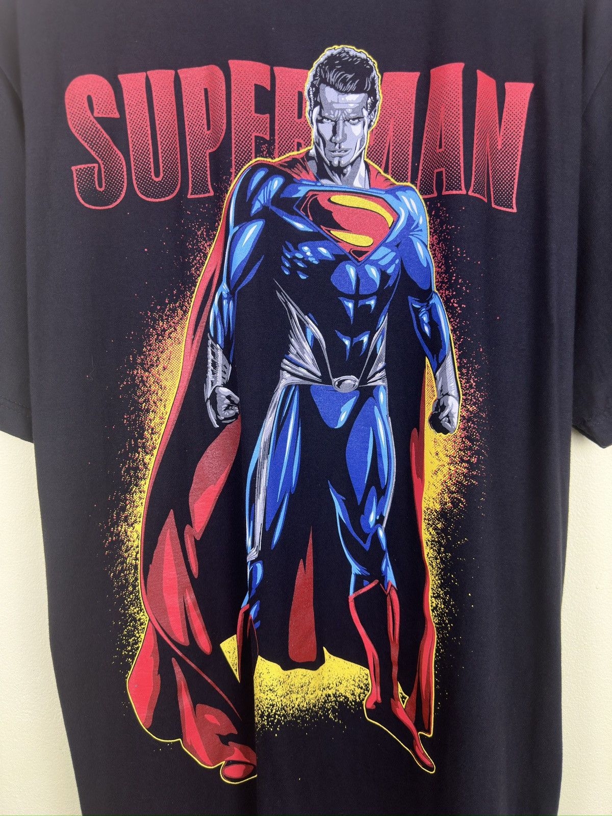 Anime Superman Big Print Original Black Timber Tshirt A176 Size US M / EU 48-50 / 2 - 2 Thumbnail