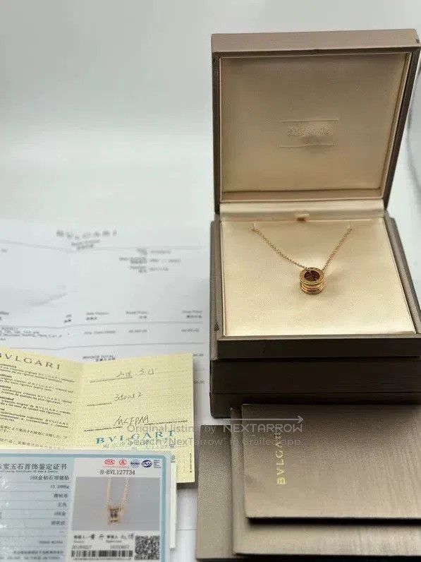 Bvlgari Bvlgari B.Zero 1 18k Rose Gold Necklace. Size ONE SIZE - 5 Thumbnail