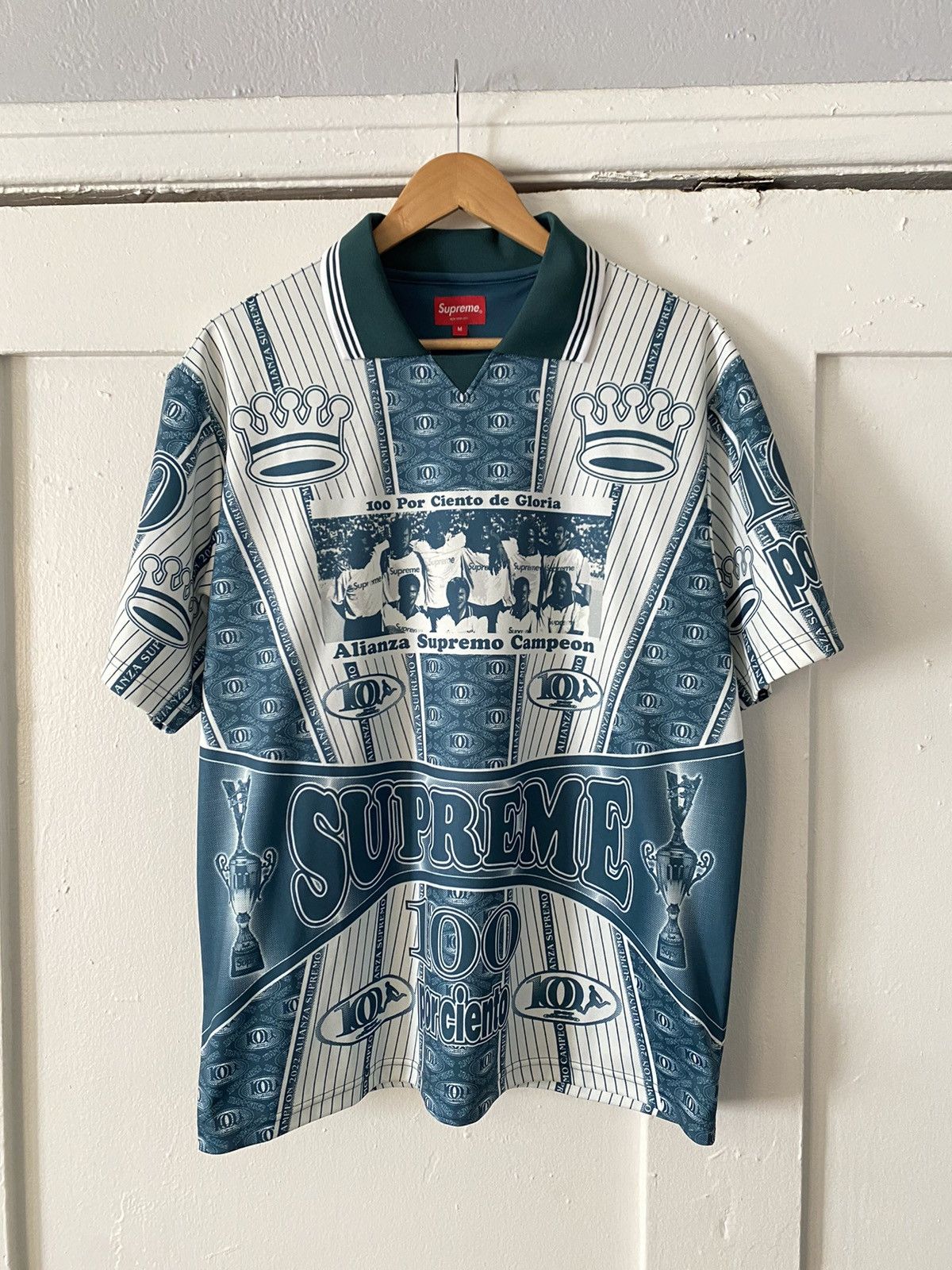 Supreme Supreme Por Ciento Soccer Jersey | Grailed