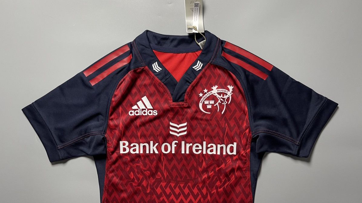 Adidas × Vintage NWT MUNSTER RUGBY ADIDAS 2022/2023 PLAYER ISSUE JERSEY Size US M / EU 48-50 / 2 - 2 Thumbnail