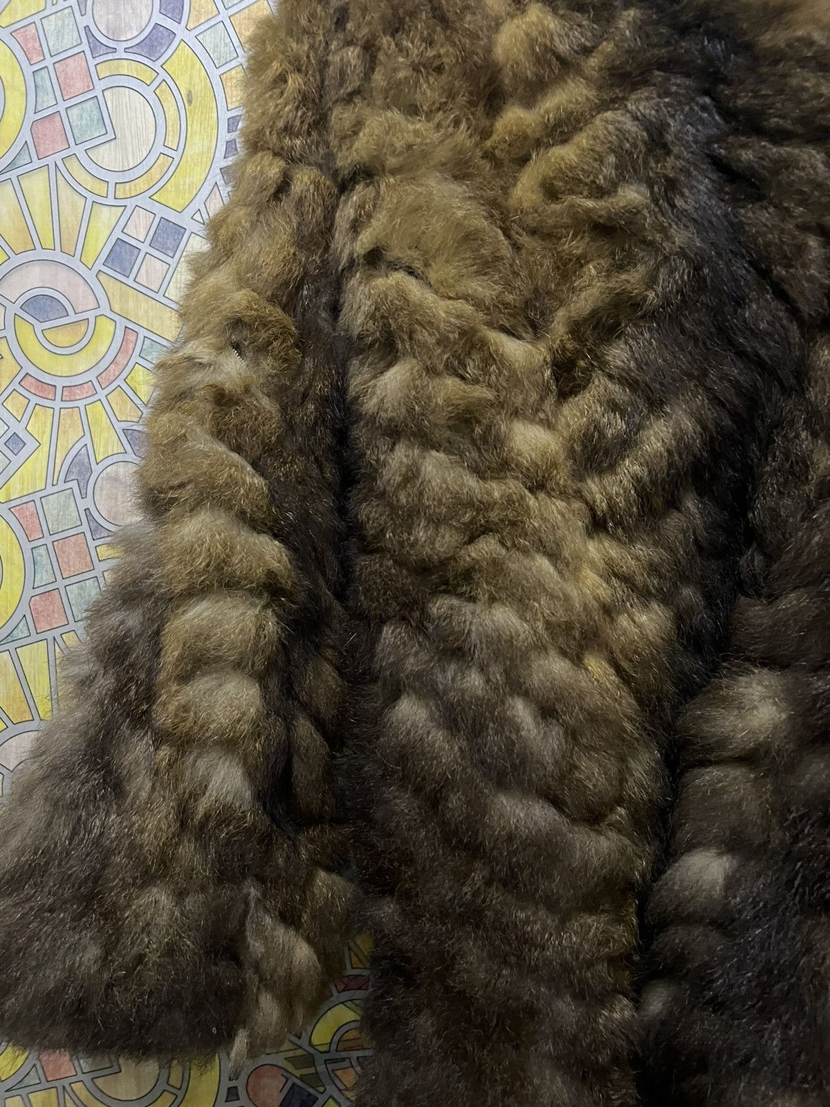 Leather JACKET FUR (CJ 18) Size S / US 4 / IT 40 - 23 Thumbnail