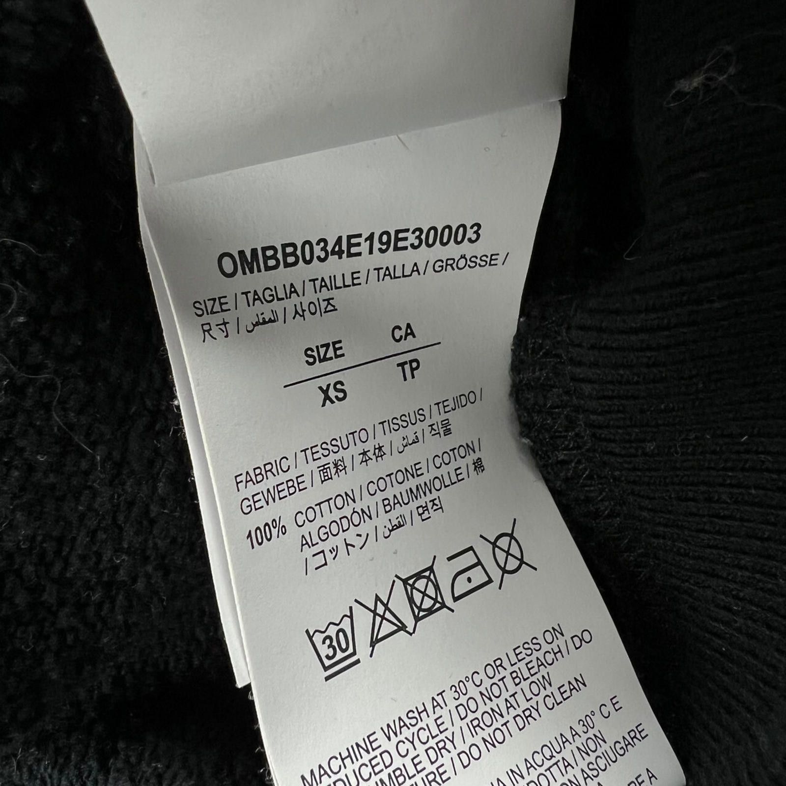 Off-White Off-White Unfinished Arrows Black Hoodie Size US XS / EU 42 / 0 - 7 Thumbnail
