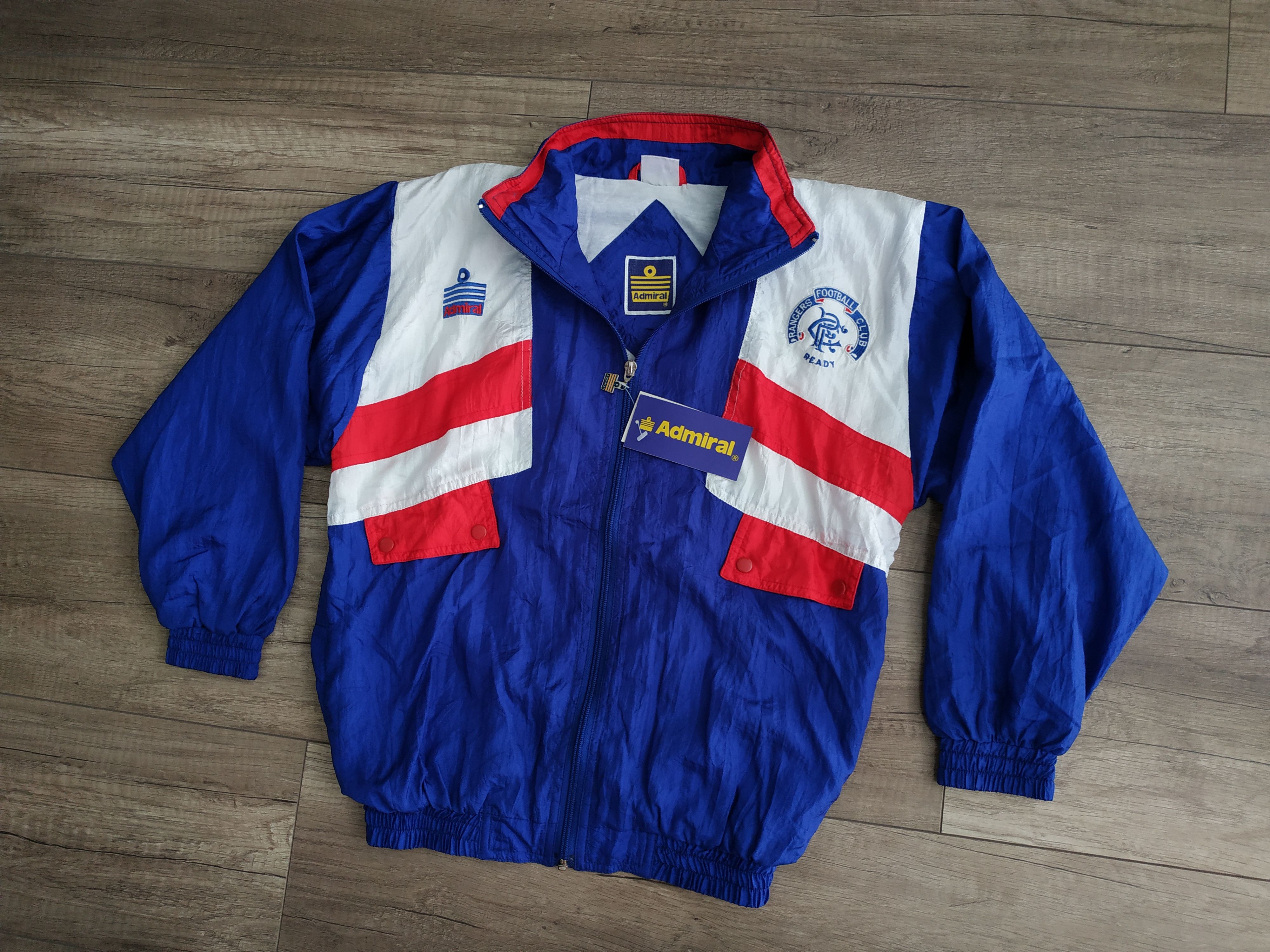 Other Admiral Glasgow Rangers 1990 Men's Vintage Jacket, s. XXS Size US XXS / EU 40 - 2 Thumbnail