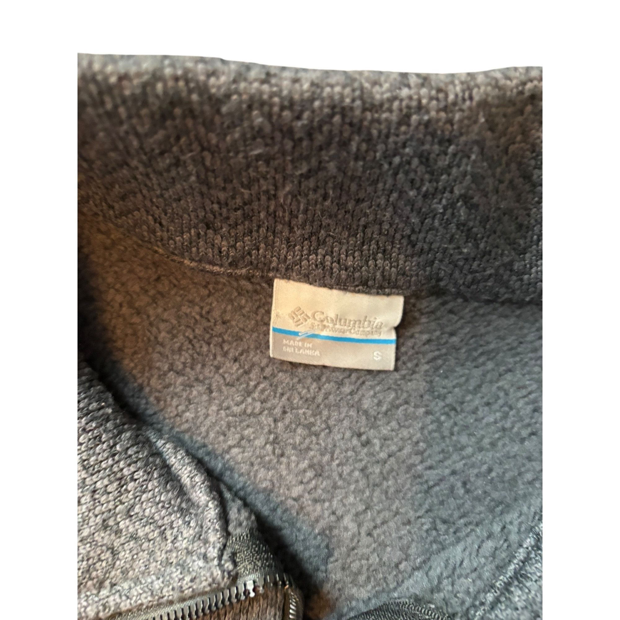 Columbia Columbia Womens Full-Zip Fleece Jacket Chevron Pattern Gray Size S / US 4 / IT 40 - 3 Thumbnail