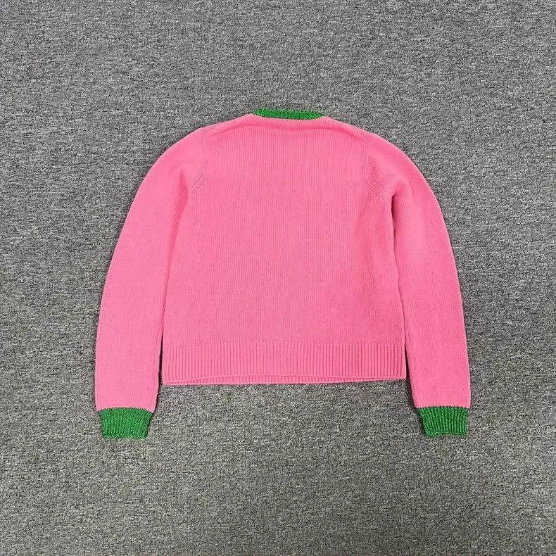 Gucci Gucci Pink tiger embroidery knitted sweater 2502-Nextarrow Size US S / EU 44-46 / 1 - 2 Thumbnail