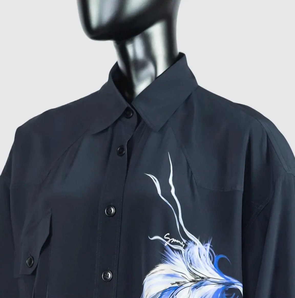 Givenchy Givenchy Rare Runway Silk Shirt – Size 40 Size L / US 10 / IT 46 - 4 Thumbnail