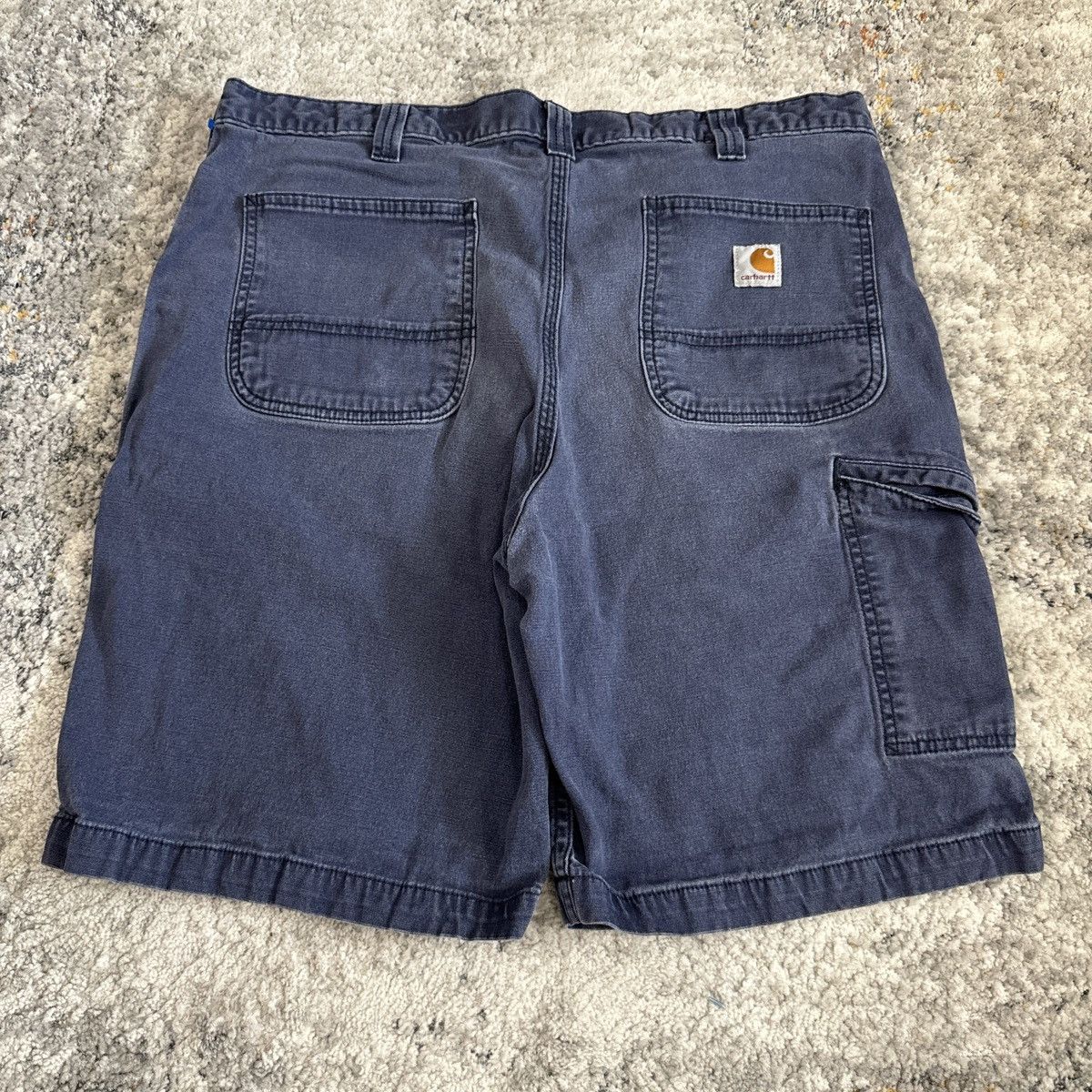 Carhartt × StraightFaded × Vintage Crazy Vintage y2k Carhartt wide leg faded carpenter shorts Size US 36 / EU 52 - 1 Thumbnail
