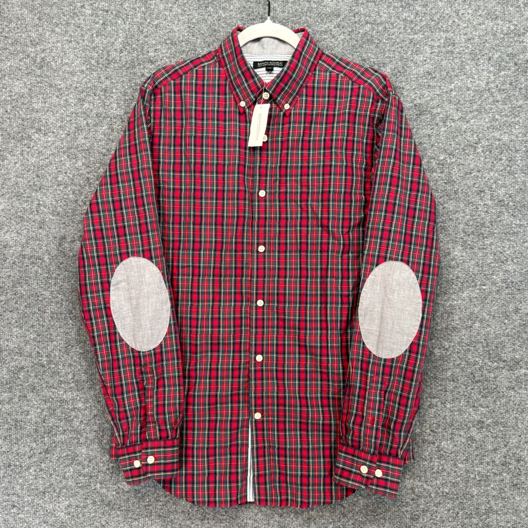 Banana Republic VINTAGE Banana Republic Button-Down Shirt Mens M Red Plaid Slim Fit NEW Size US M / EU 48-50 / 2 - 2 Thumbnail