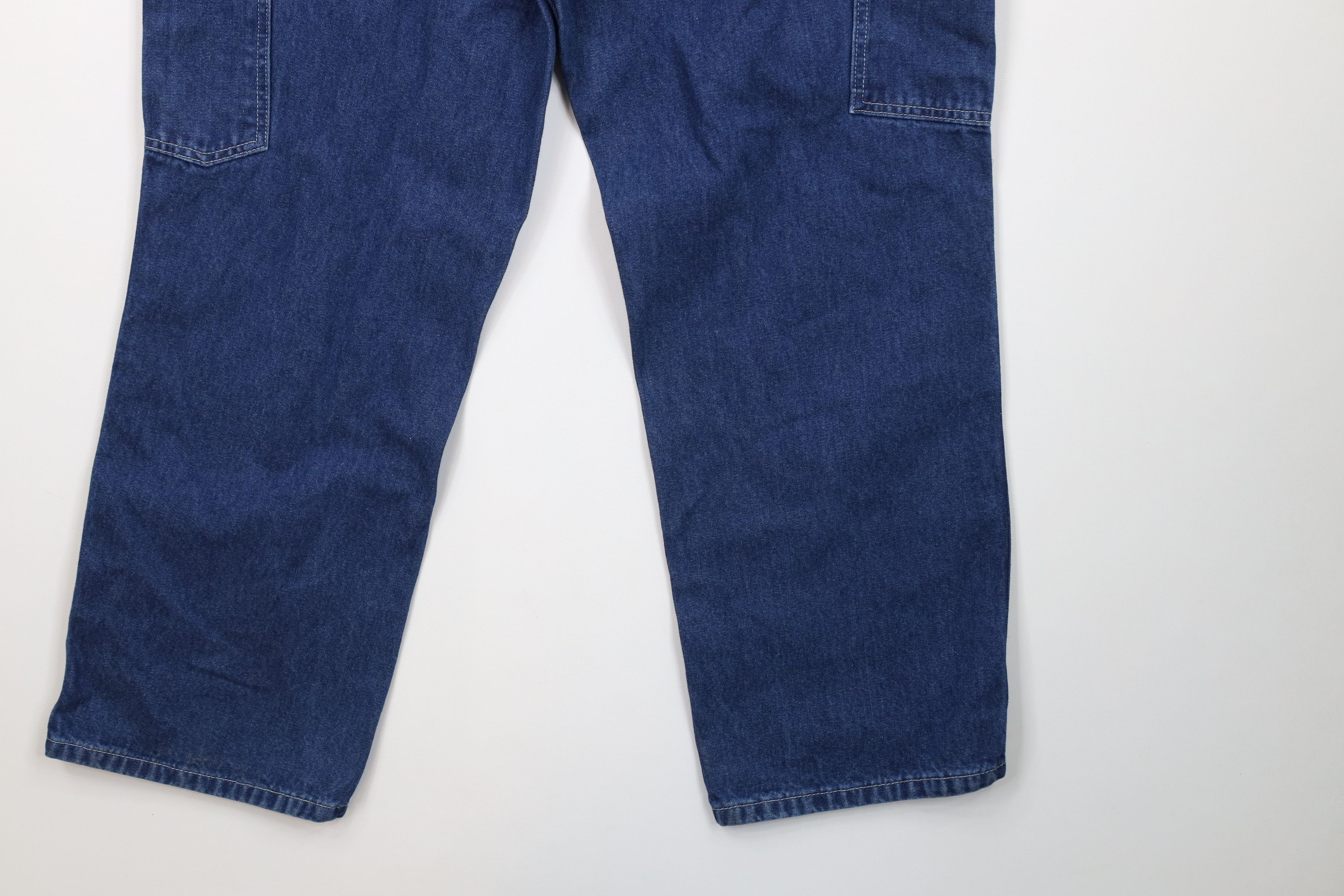 Carhartt Vintage Carhartt Wide Leg Dungaree Denim Jeans Cotton Size US 34 / EU 50 - 12 Thumbnail