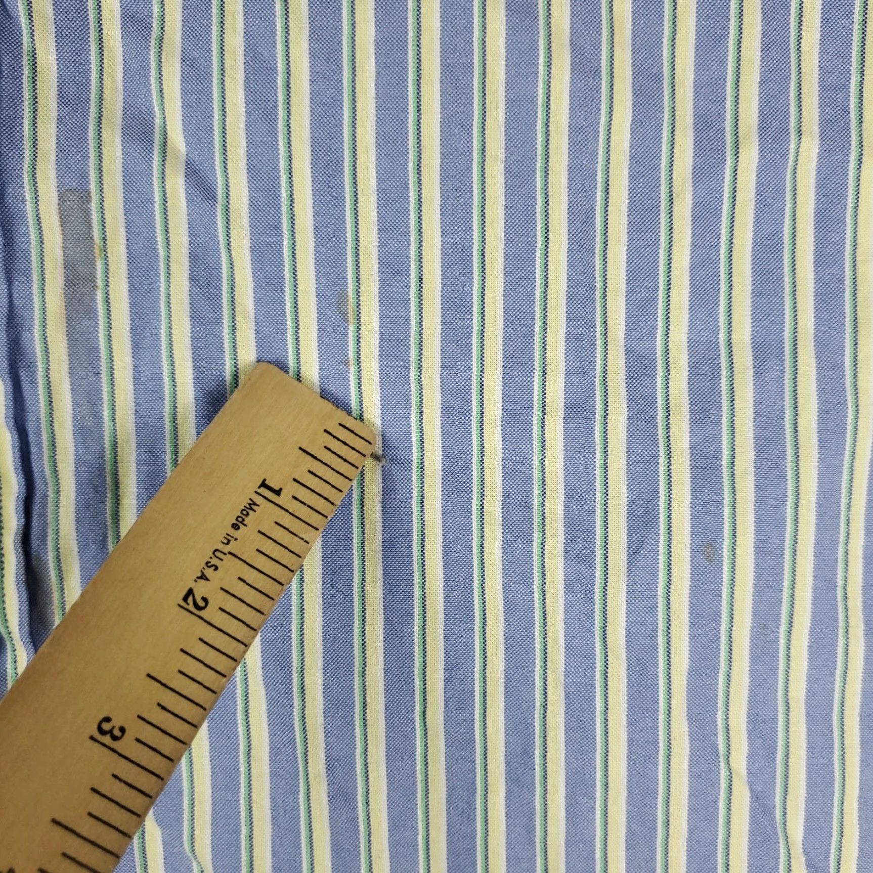 Ralph Lauren Ralph Lauren Shirt Mens 15.5 Blue Stripe Pony Dress Button Up Stained Size 42R - 6 Thumbnail