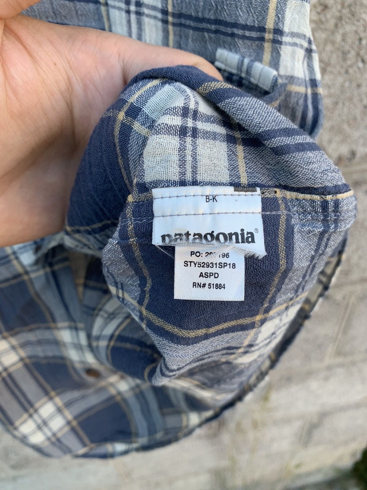 Japanese Brand × Patagonia × Vintage Patagonia Vintage Striped Shirt Short Sleeve Size US XL / EU 56 / 4 - 6 Thumbnail