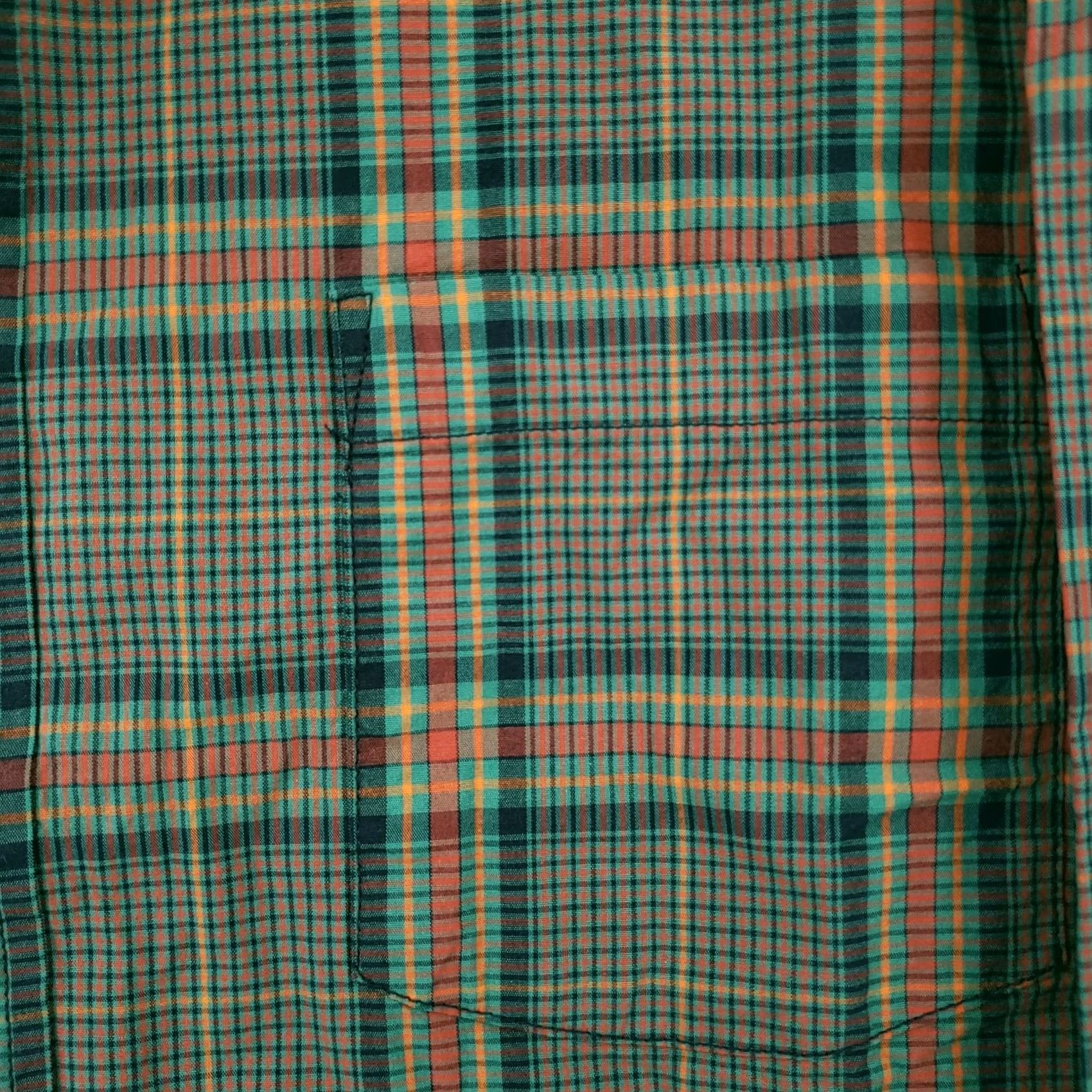 Vintage St. John's Bay Button-Up Shirt Mens L Blue Plaid Classic Fit Chest 48 Cotton Spandex Pocket Button Down Casual Workwear All Seasons Size US L / EU 52-54 / 3 - 3 Thumbnail