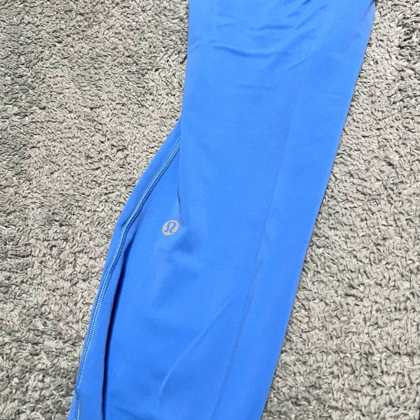 Lululemon Lululemon Leggings Pants Womens 6 Base Pace High Rise Nulux Blue Cropped Women Size 6 Womens Size 28" / US 6 / IT 42 - 4 Thumbnail