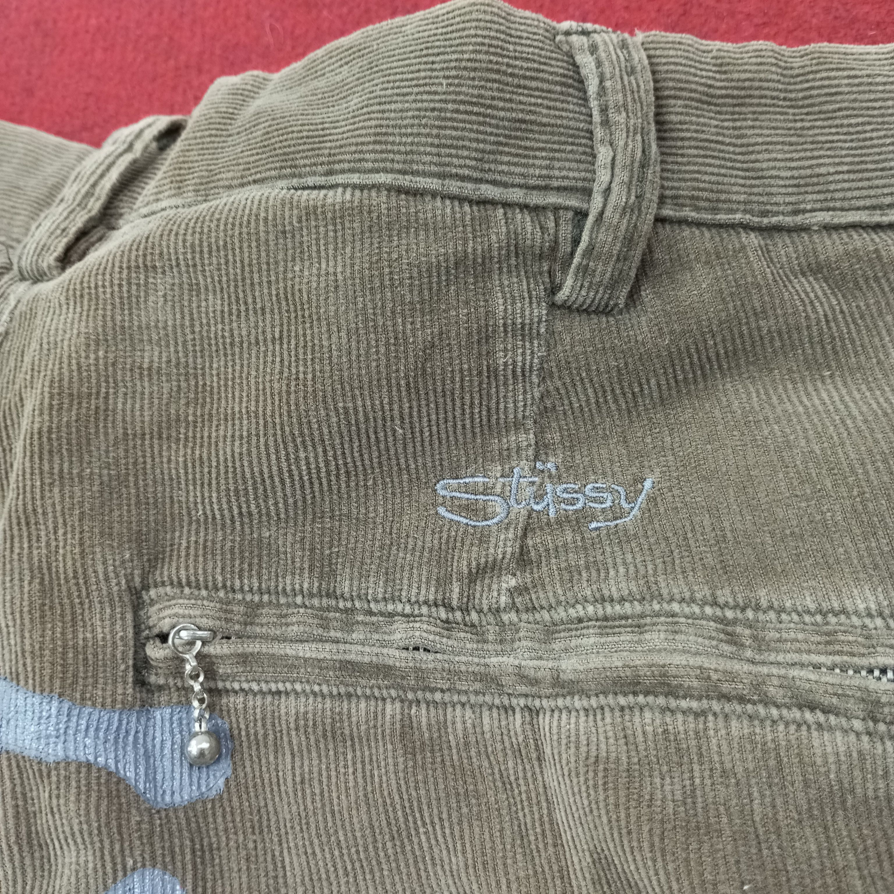 Stussy Stussy Streetwear Custom Art Corduroy Pants c228n25 Size US 29 - 16 Thumbnail