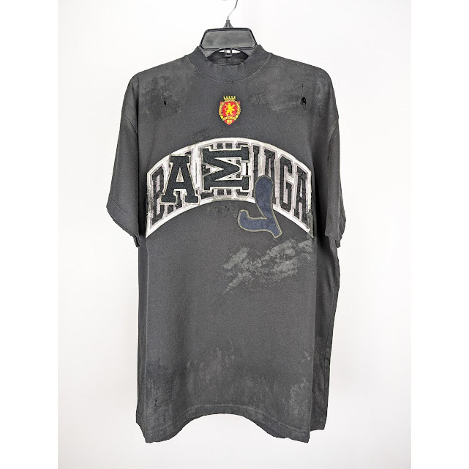 o1rshd1 Q:2 / Oversized T-Shirt in Washed Black