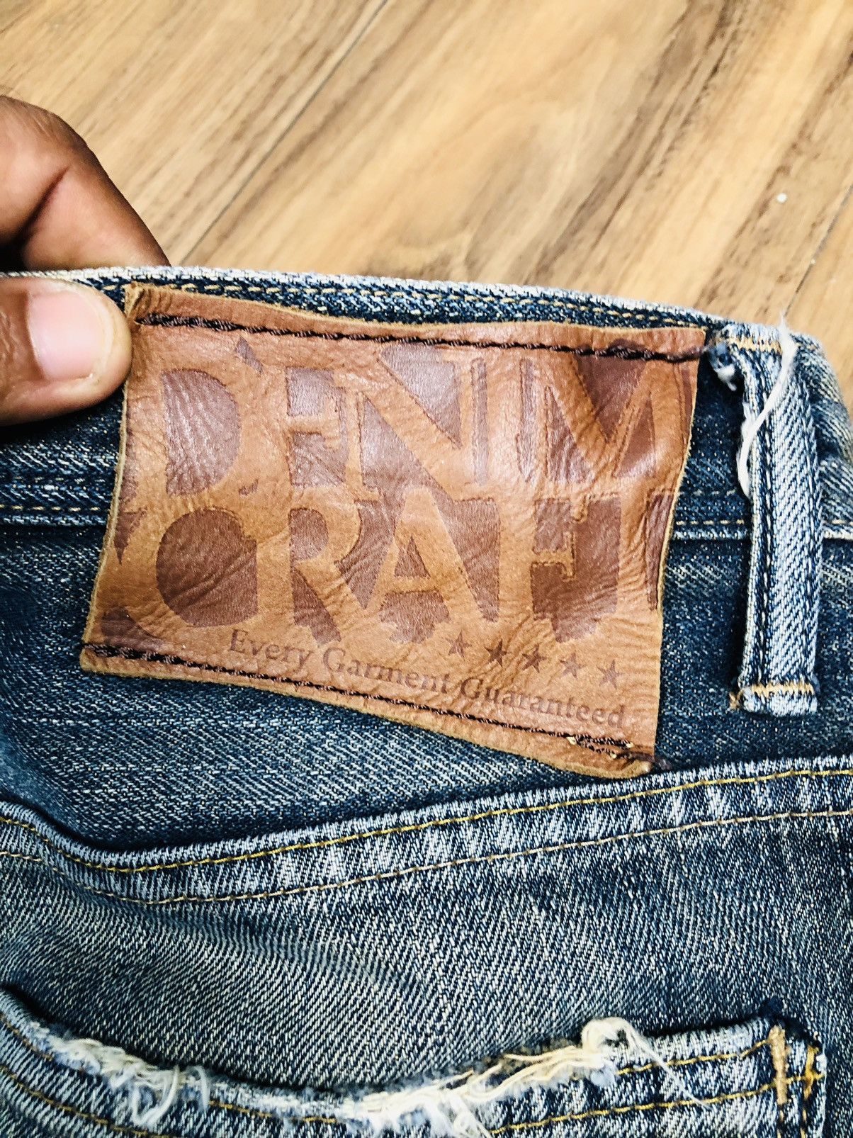 Japanese Brand Denim Craft Distressed Jeans (33) Size US 33 - 17 Thumbnail