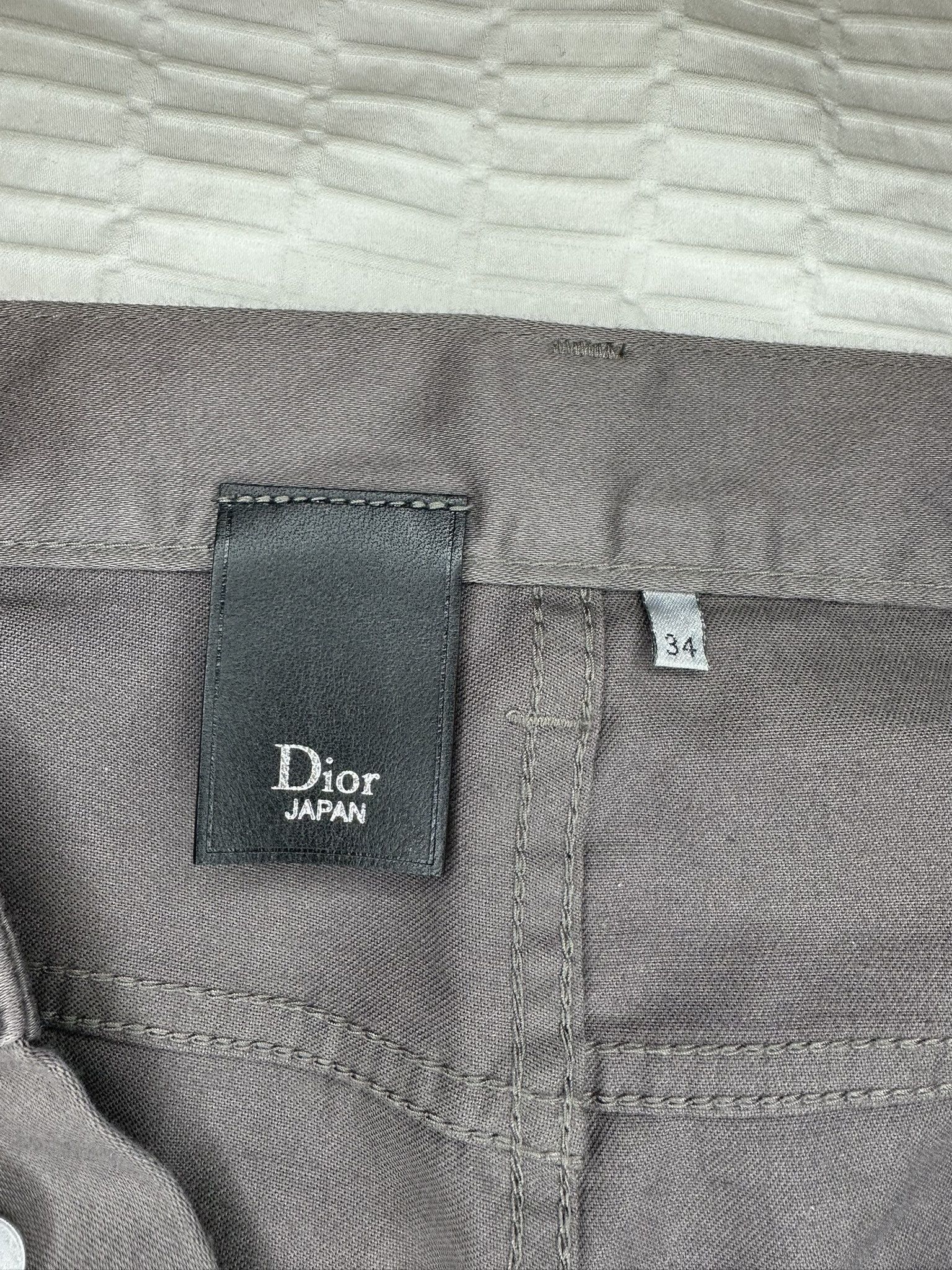 Dior Dior Japan Grey/Purple Twill Pants Size US 34 / EU 50 - 3 Thumbnail
