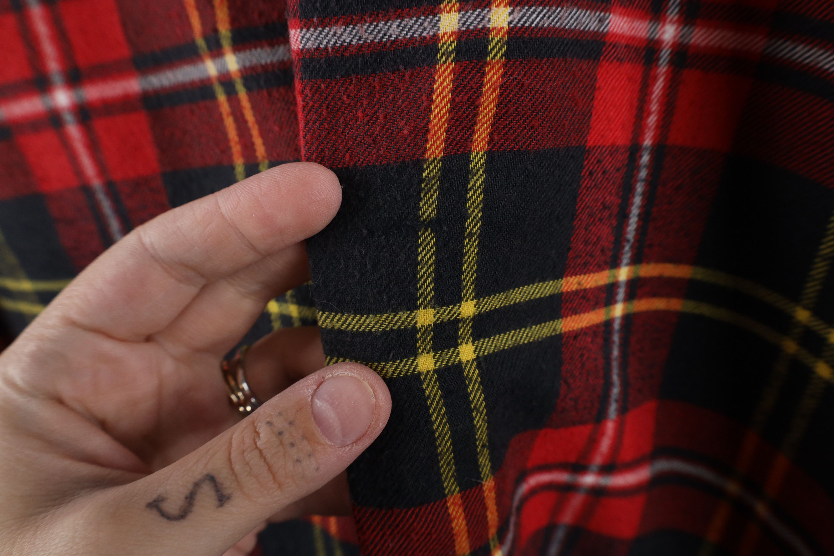 Vintage Vintage 90s Streetwear Quilted Flannel Button Shirt Jacket Size US M / EU 48-50 / 2 - 12 Thumbnail