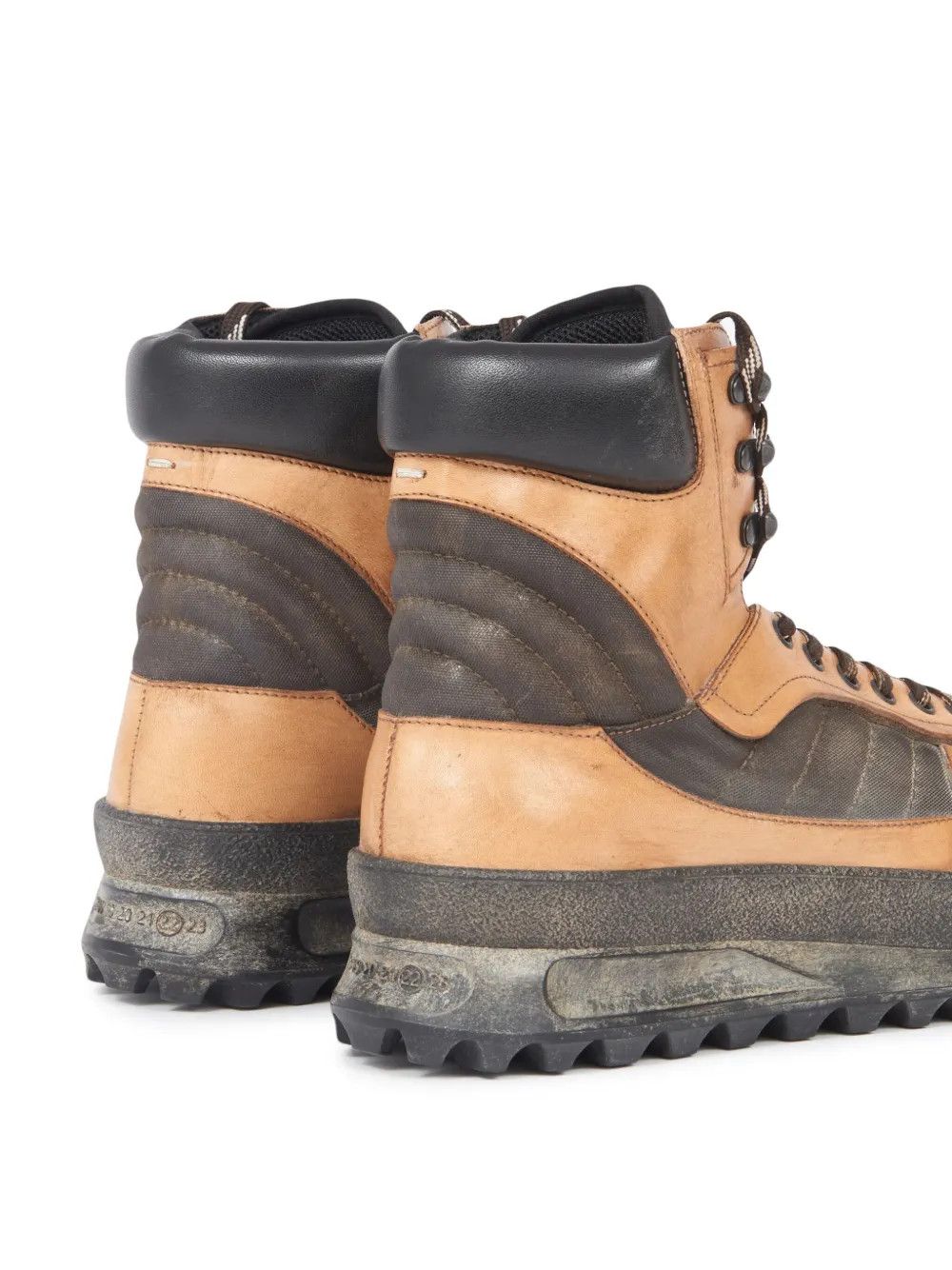 Maison Margiela o1w1db10925 Hi-Top Sneakers in Brown/Black Size US 8 / EU 41 - 4 Thumbnail
