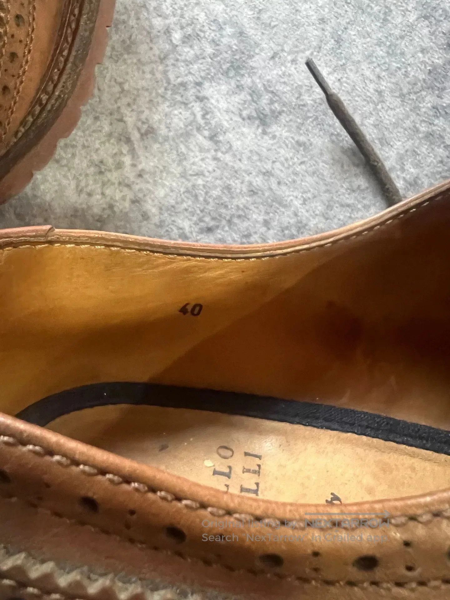 Brunello Cucinelli Brunello Cucinelli Brogue Leather Shoes. Size US 7 / EU 40 - 5 Thumbnail