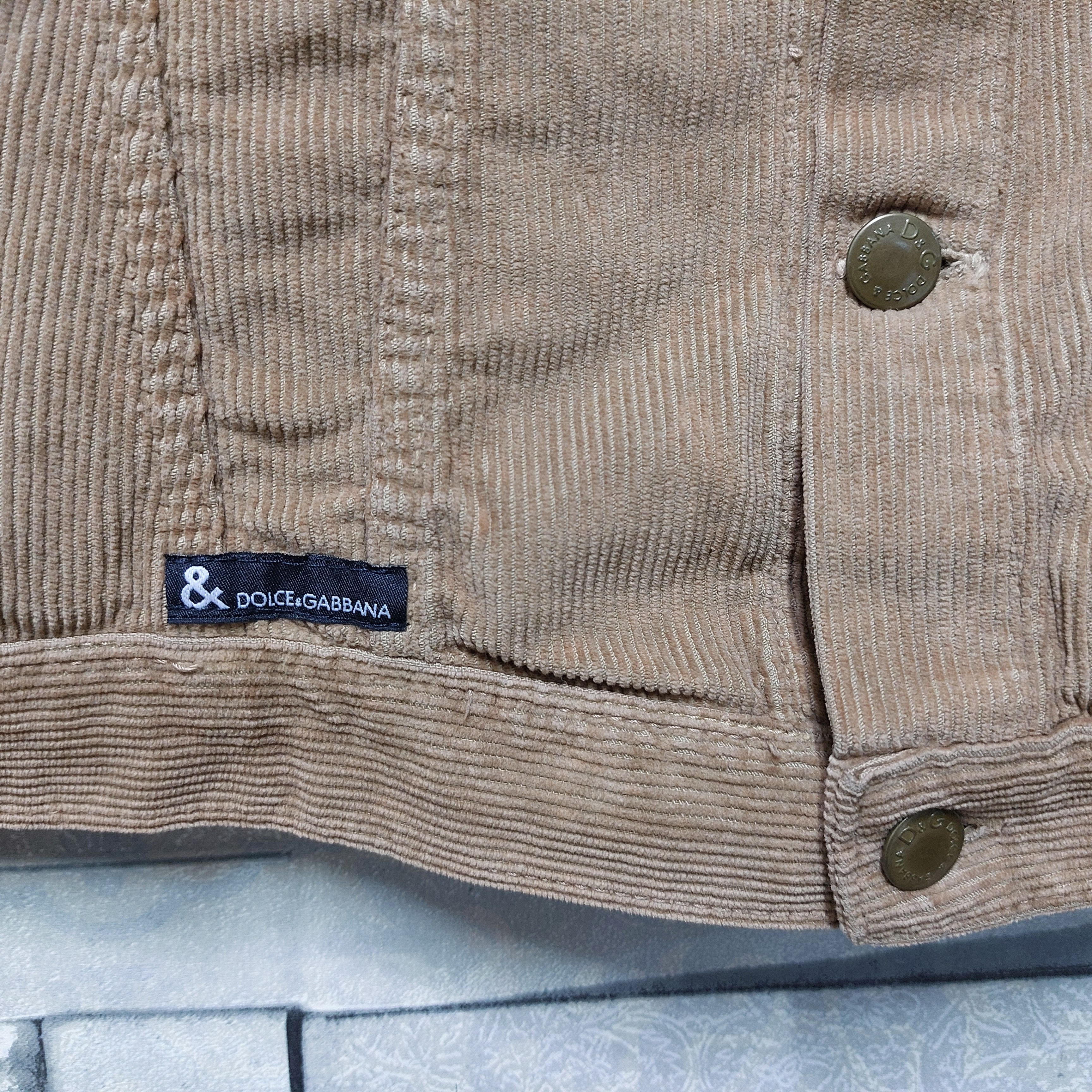 Dolce & Gabbana Dolce & Gabbana Cord jacket Size L / US 10 / IT 46 - 3 Thumbnail