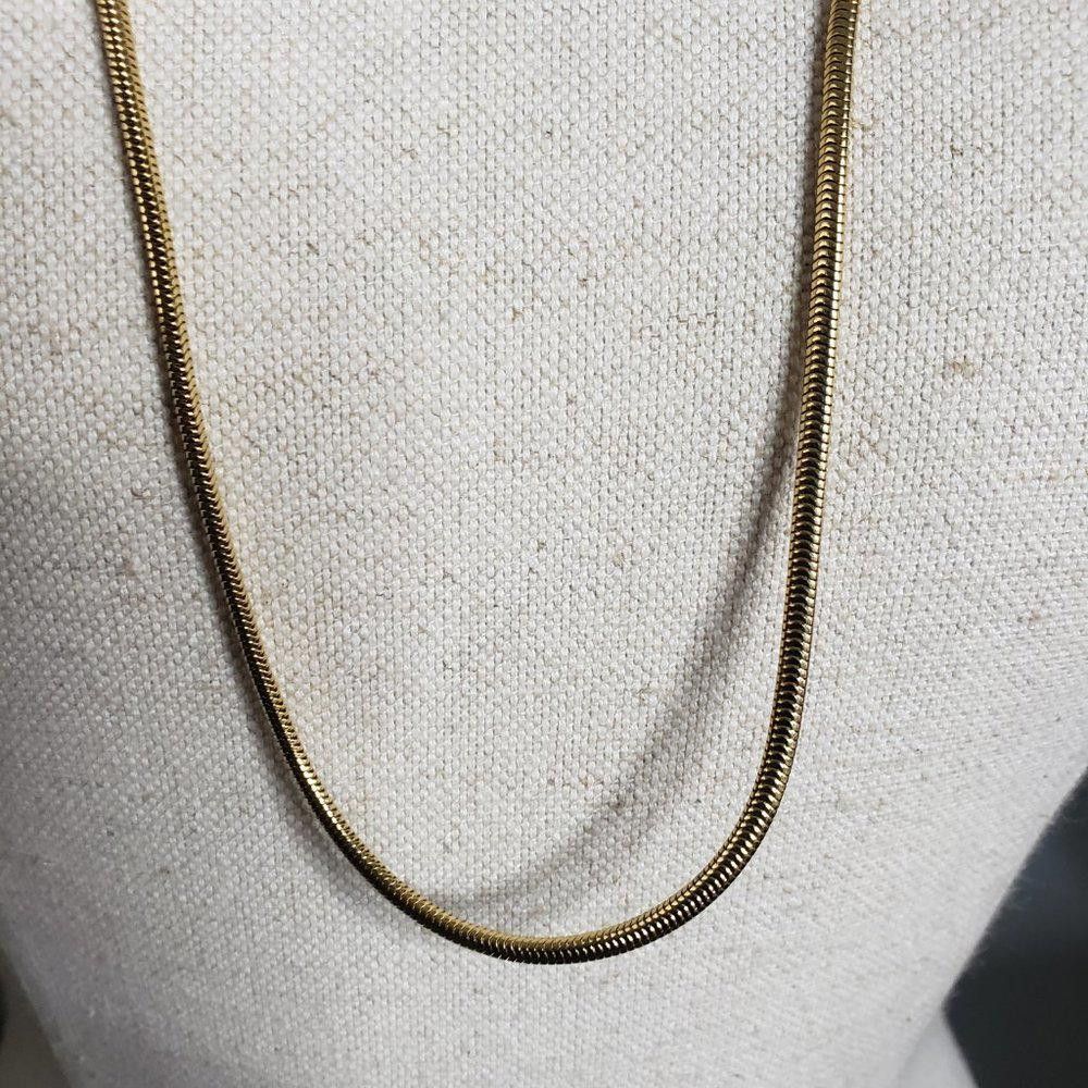 Designer Gold Plated Necklace 48" Size ONE SIZE - 2 Thumbnail