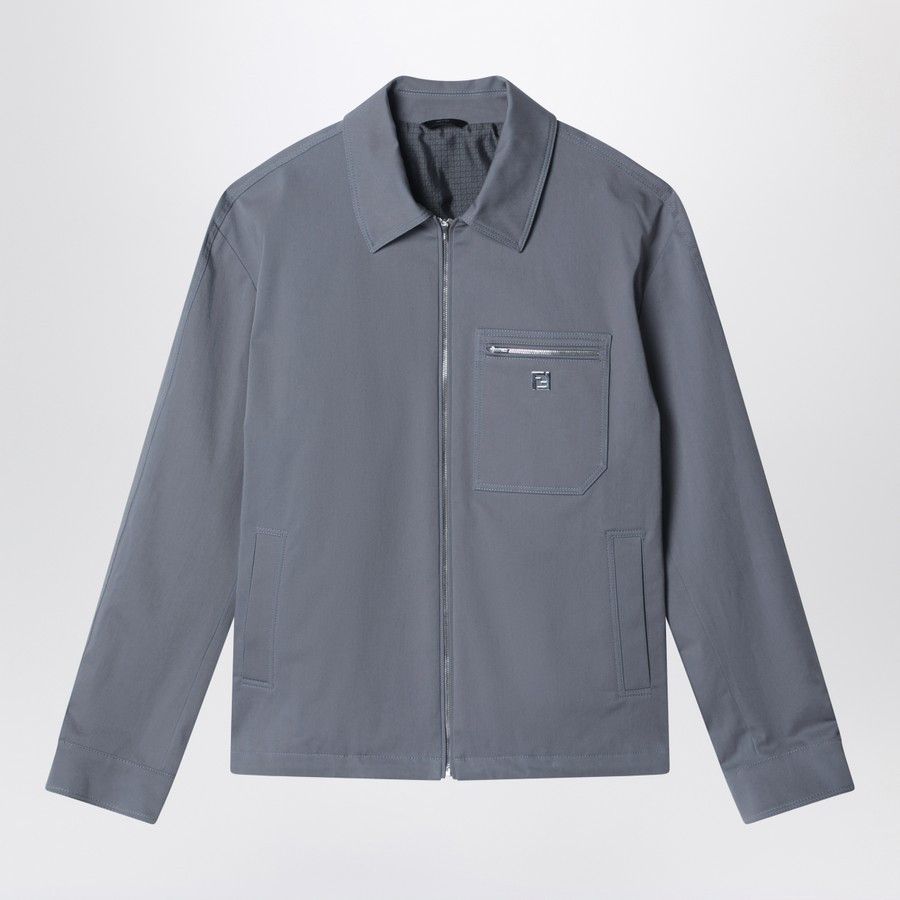 Fendi o1d2blof0226 Zip Jacket in Grey Size US M / EU 48-50 / 2 - 1 Thumbnail