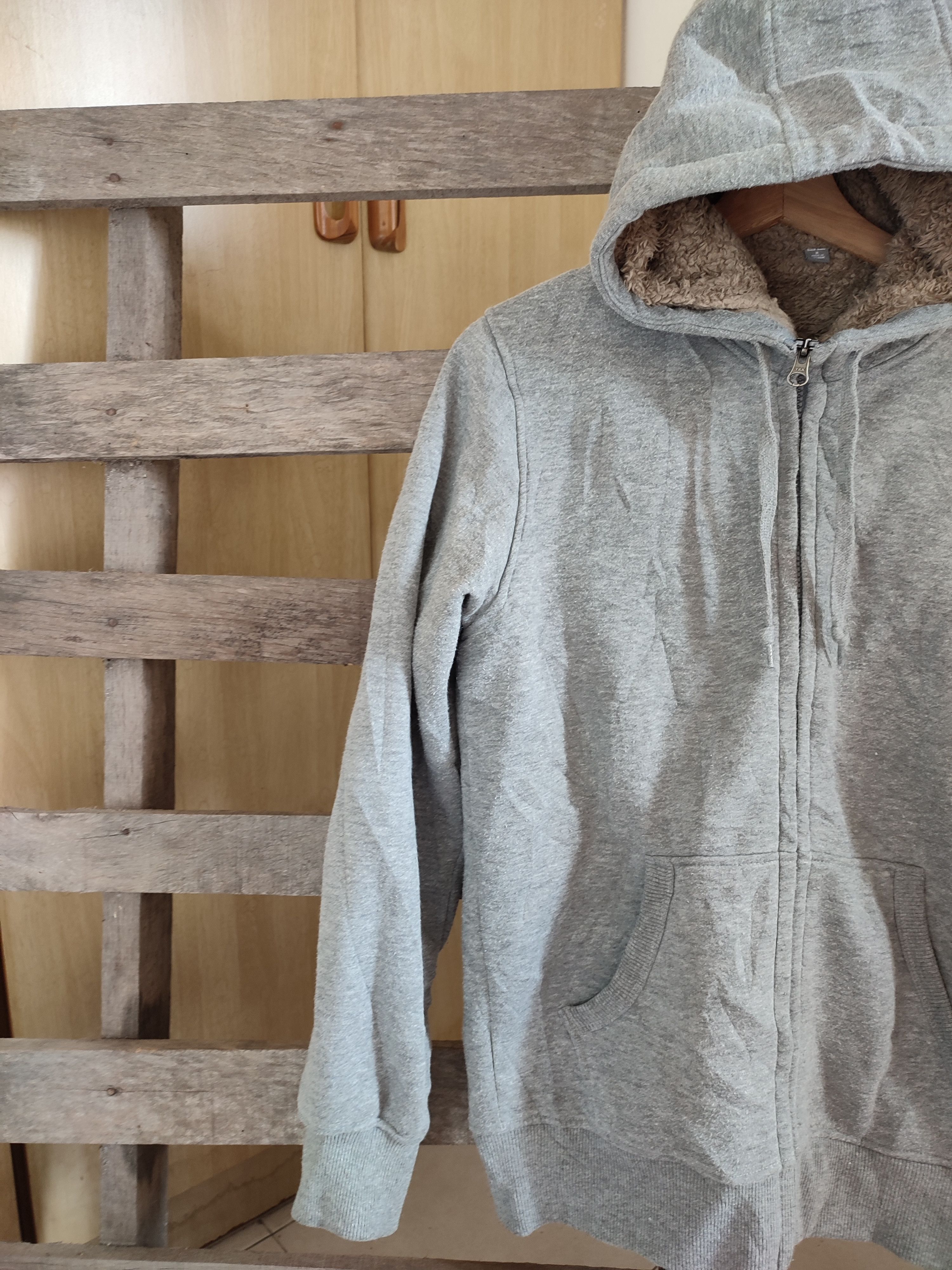 Japanese Brand × Uniqlo 💥Rare💥 Uniqlo Sherpa Zipper Hoodies Size US M / EU 48-50 / 2 - 1 Thumbnail