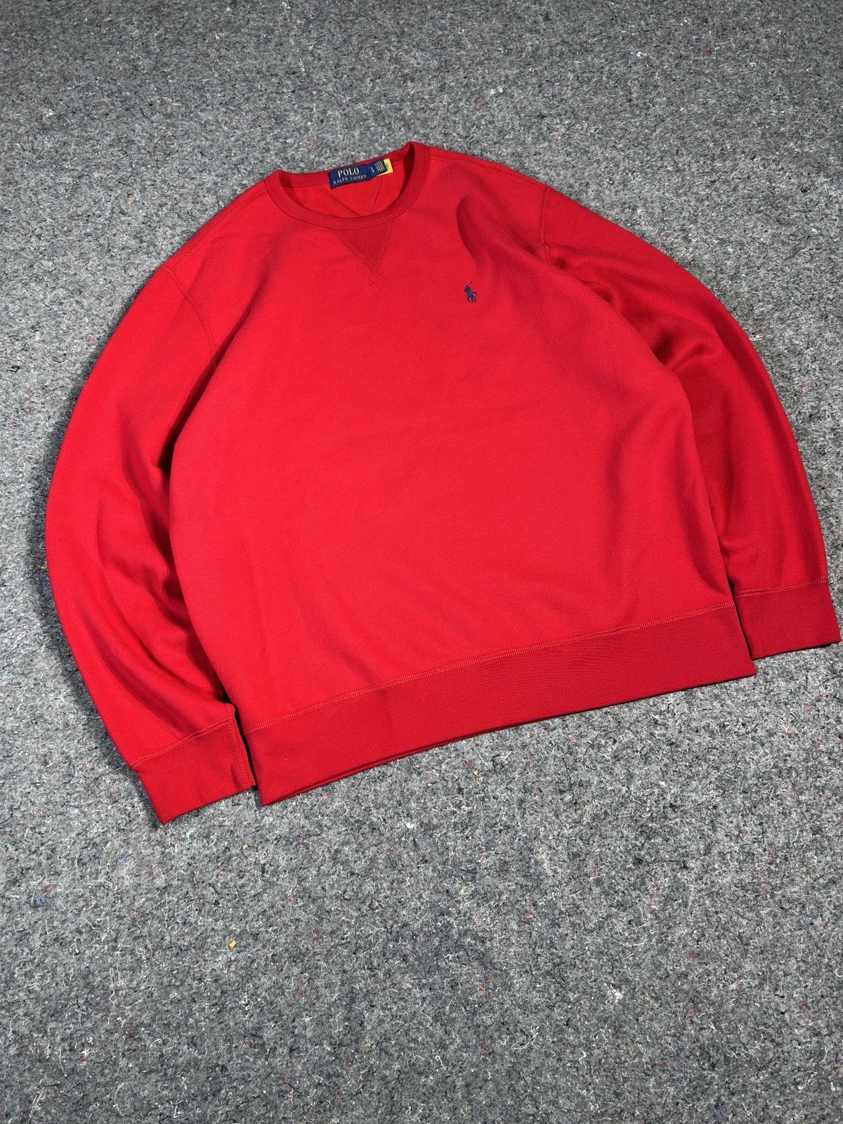 Polo Ralph Lauren Men’s Polo Ralph Lauren Pony Crewneck Sweatshirt Red Large Size US L / EU 52-54 / 3 - 3 Thumbnail