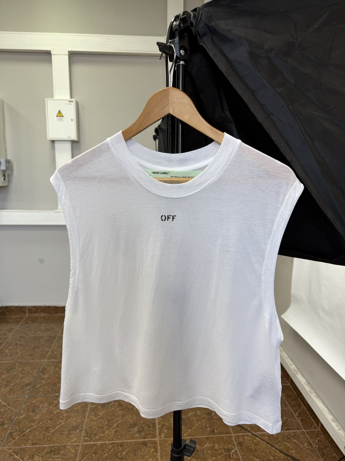 Off-White 🇺🇸 Off-White Woman Basic Tank Top Size S / US 4 / IT 40 - 2 Thumbnail