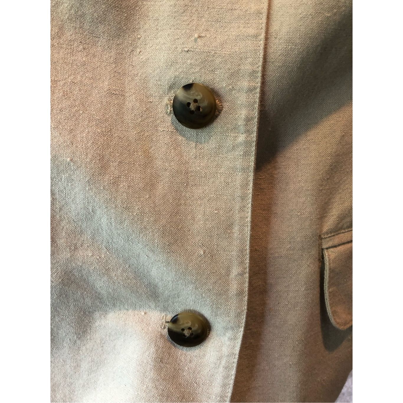L.L. Bean L.L. Bean Women’s Cream Tan Elegant Three Button Up Blazer S Size XL / US 12-14 / IT 48-50 - 4 Thumbnail
