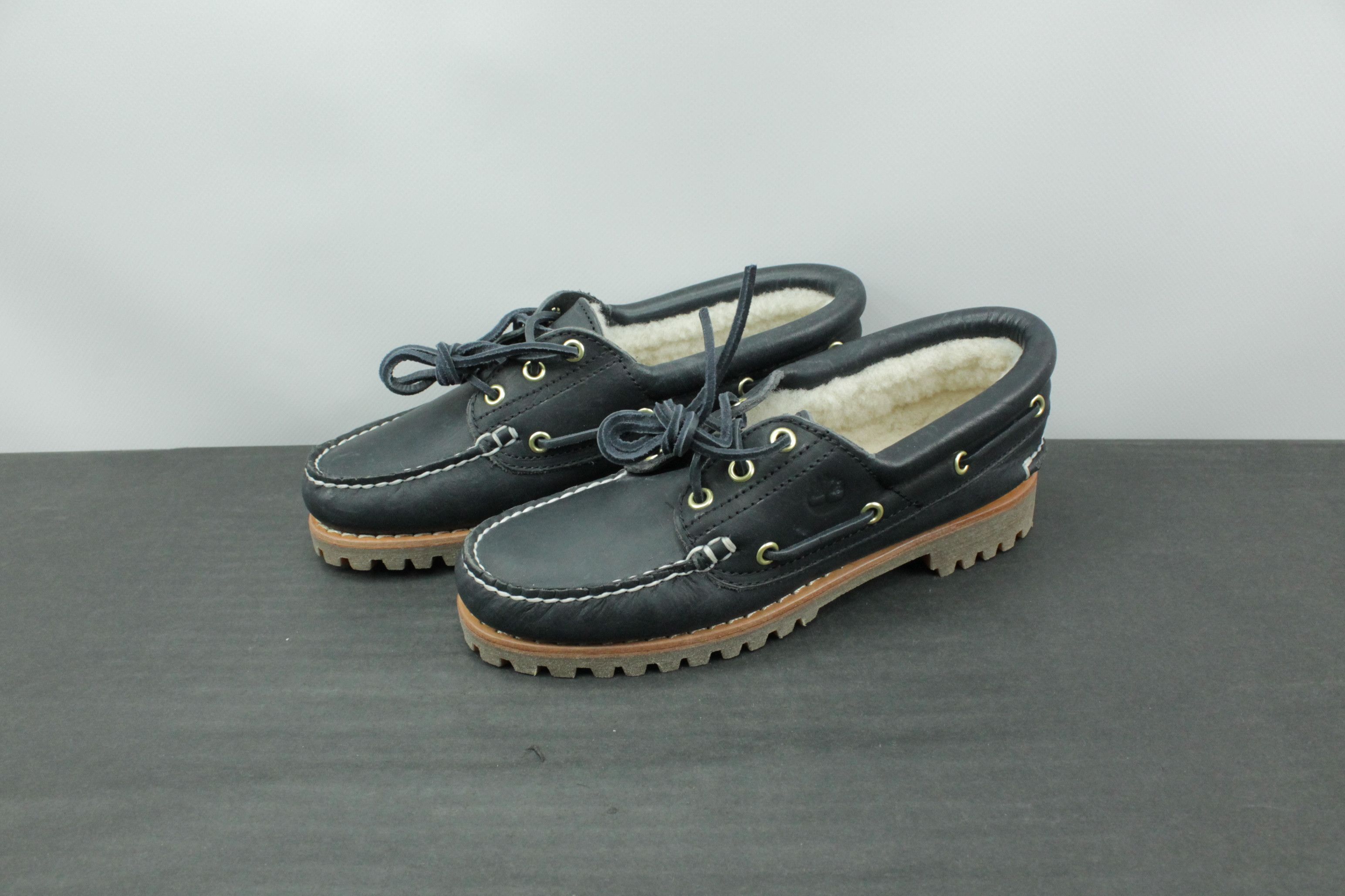 Timberland Timberland Noreen 3EYE Shearling Leather Boat Shoes Size US 6 / IT 36 - 6 Thumbnail