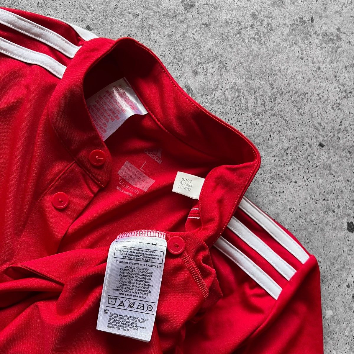 Adidas Adidas x FC Manchester United Boys Red Soccer Home Jersey Size US XS / EU 42 / 0 - 4 Thumbnail