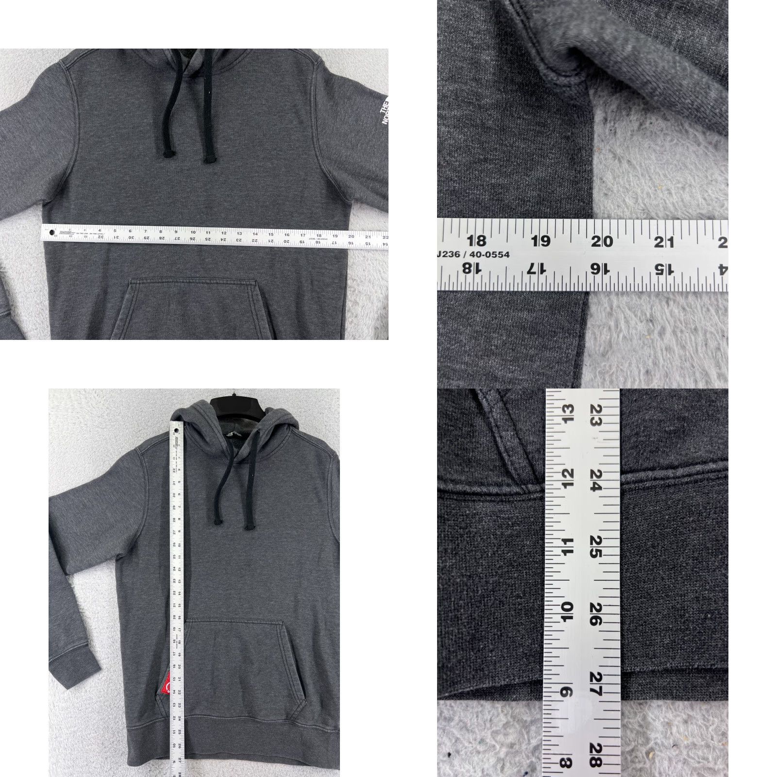 The North Face The North Face Hoodie Mens Small Gray Pullover Pocket Cotton Sunmed Size US S / EU 44-46 / 1 - 8 Thumbnail
