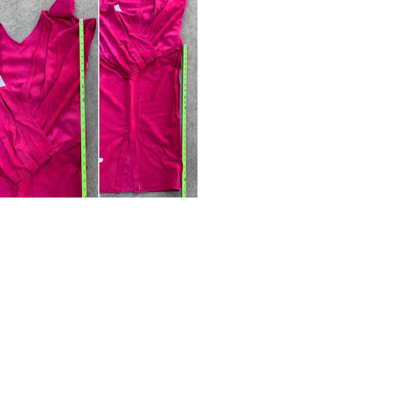 Vintage VAKKO Suede Dress Low Back Hot Pink Made In USA 1980s 80s Vintage Size 6 Size M / US 6-8 / IT 42-44 - 9 Thumbnail