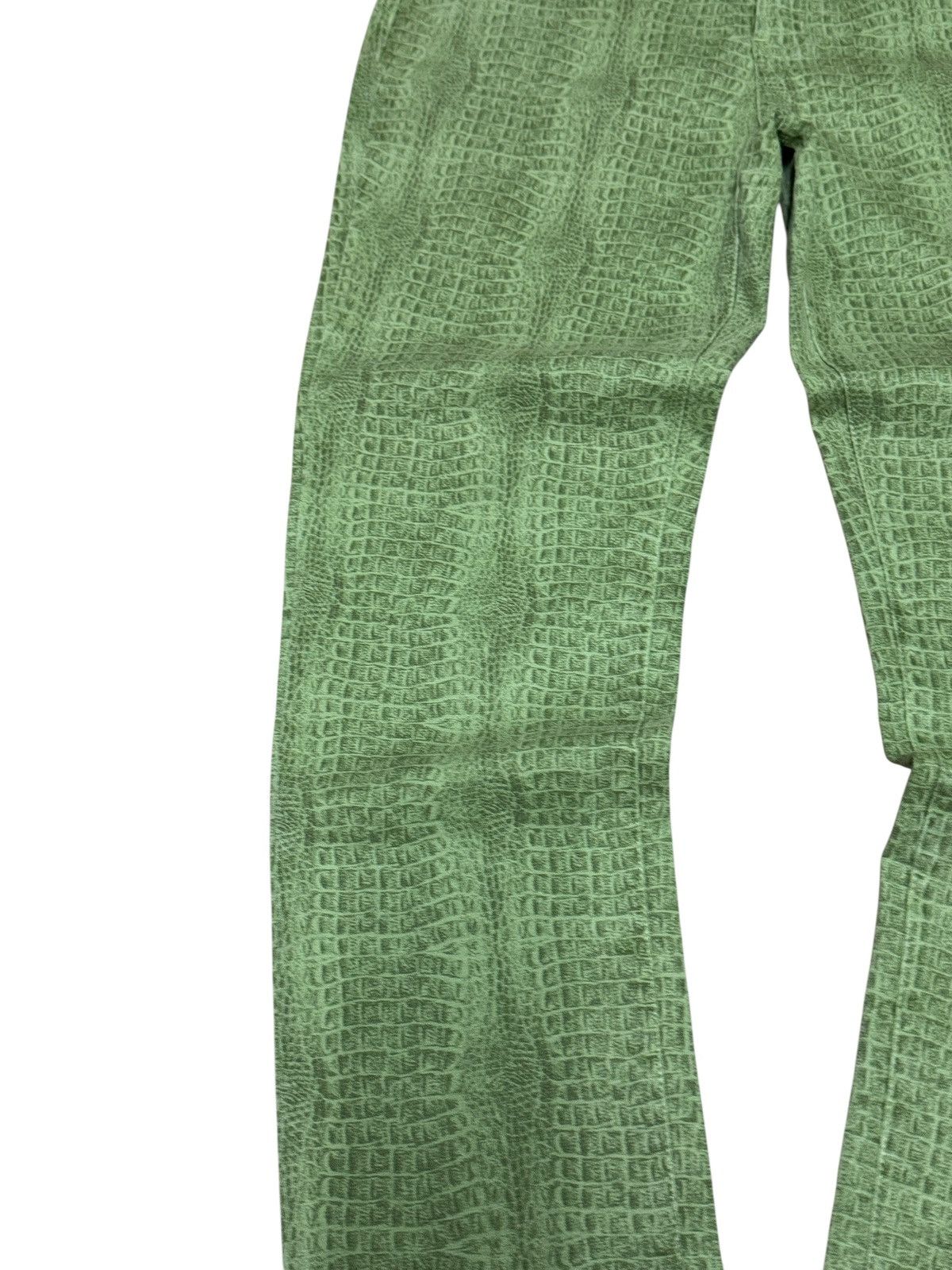 If Six Was Nine Vintage DIANE GILMAN Elastic Snake Design Pants Size US 30 / EU 46 - 7 Thumbnail