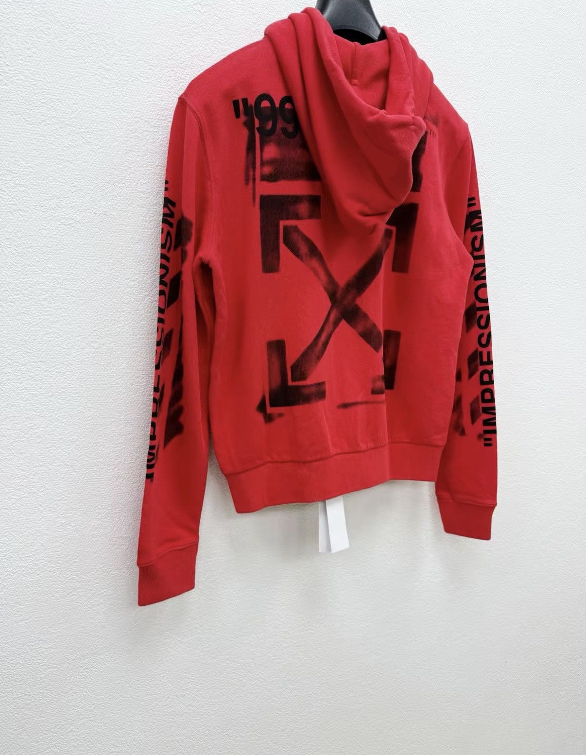 Off-White OFF-WHITE 100% Cotton Zip-Up Hooded Jacket J30 Size US S / EU 44-46 / 1 - 5 Thumbnail