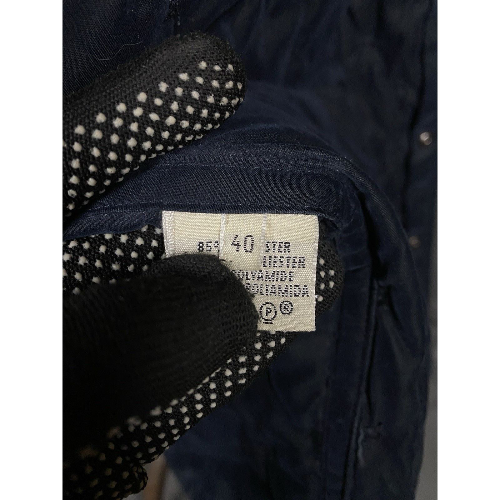 Hermes Hermes by Maison Margiela Women's Blue Quilted Jacket Size 4 Size S / US 4 / IT 40 - 10 Thumbnail