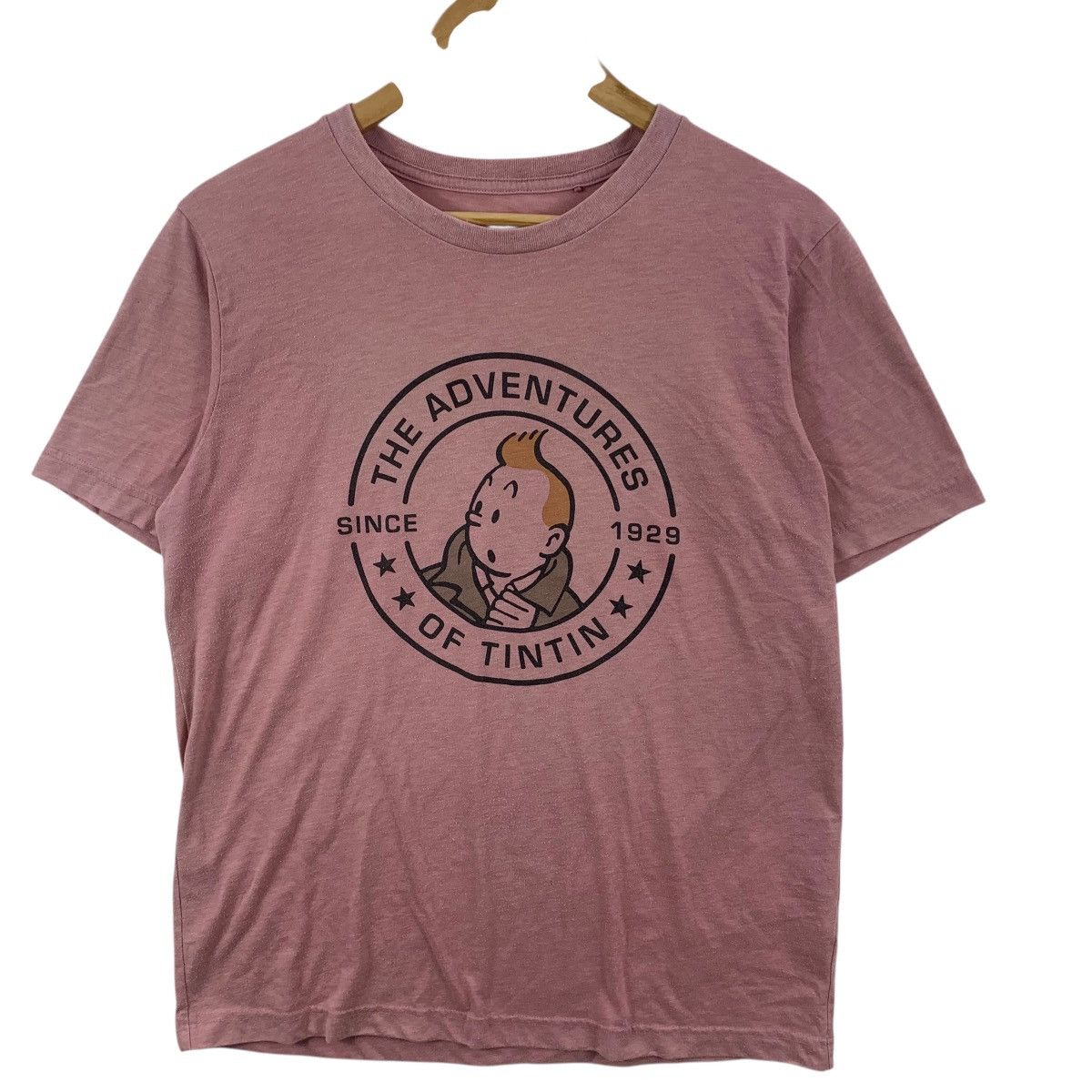 Uniqlo UNIQLO x THE ADVENTURES OF TINTIN 2015 Collection Tee Shirt Size US L / EU 52-54 / 3 - 4 Thumbnail