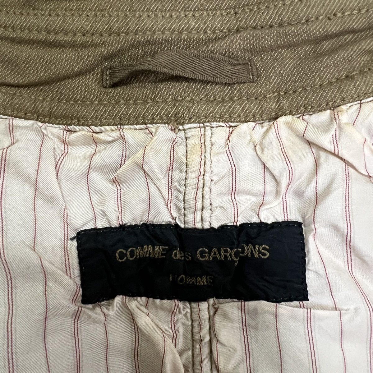 Comme des Garcons Homme 🔥 Comme des Garcons Homme Double Breast Trench Coat Size US M / EU 48-50 / 2 - 17 Thumbnail