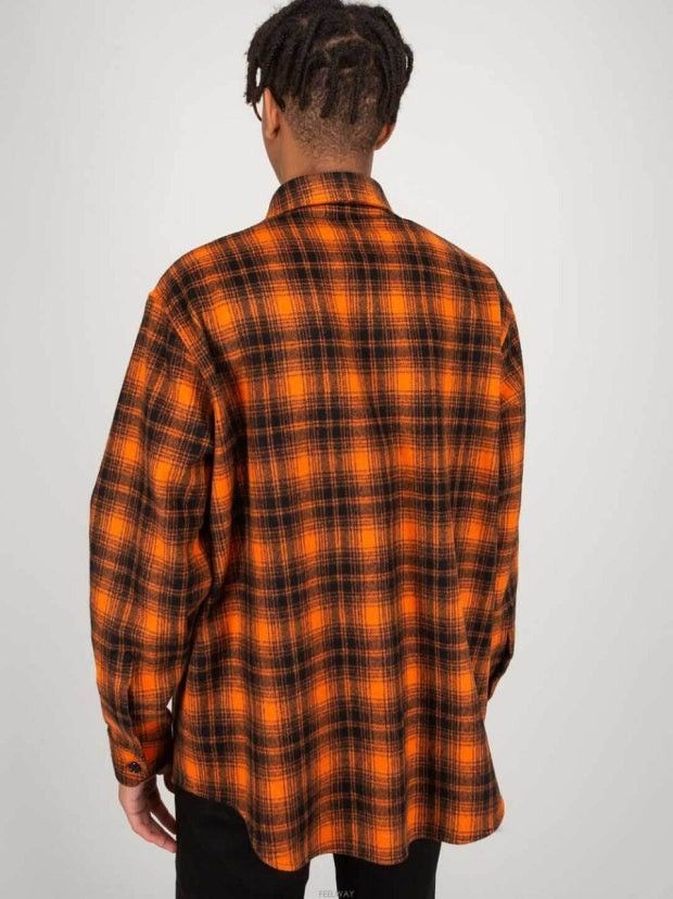 Celine Celine Mens Oversized Check Wool Flannel Shirt Jacket Size US M / EU 48-50 / 2 - 3 Thumbnail