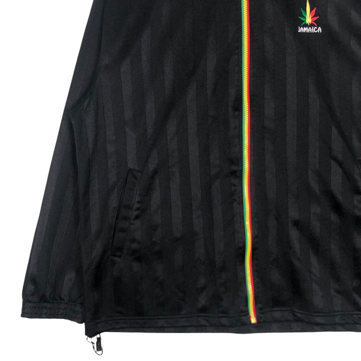 Japanese Brand × Vintage Vintage Jamaica Sweater Stripe Black Bob Marley L #A1 Size US L / EU 52-54 / 3 - 3 Thumbnail