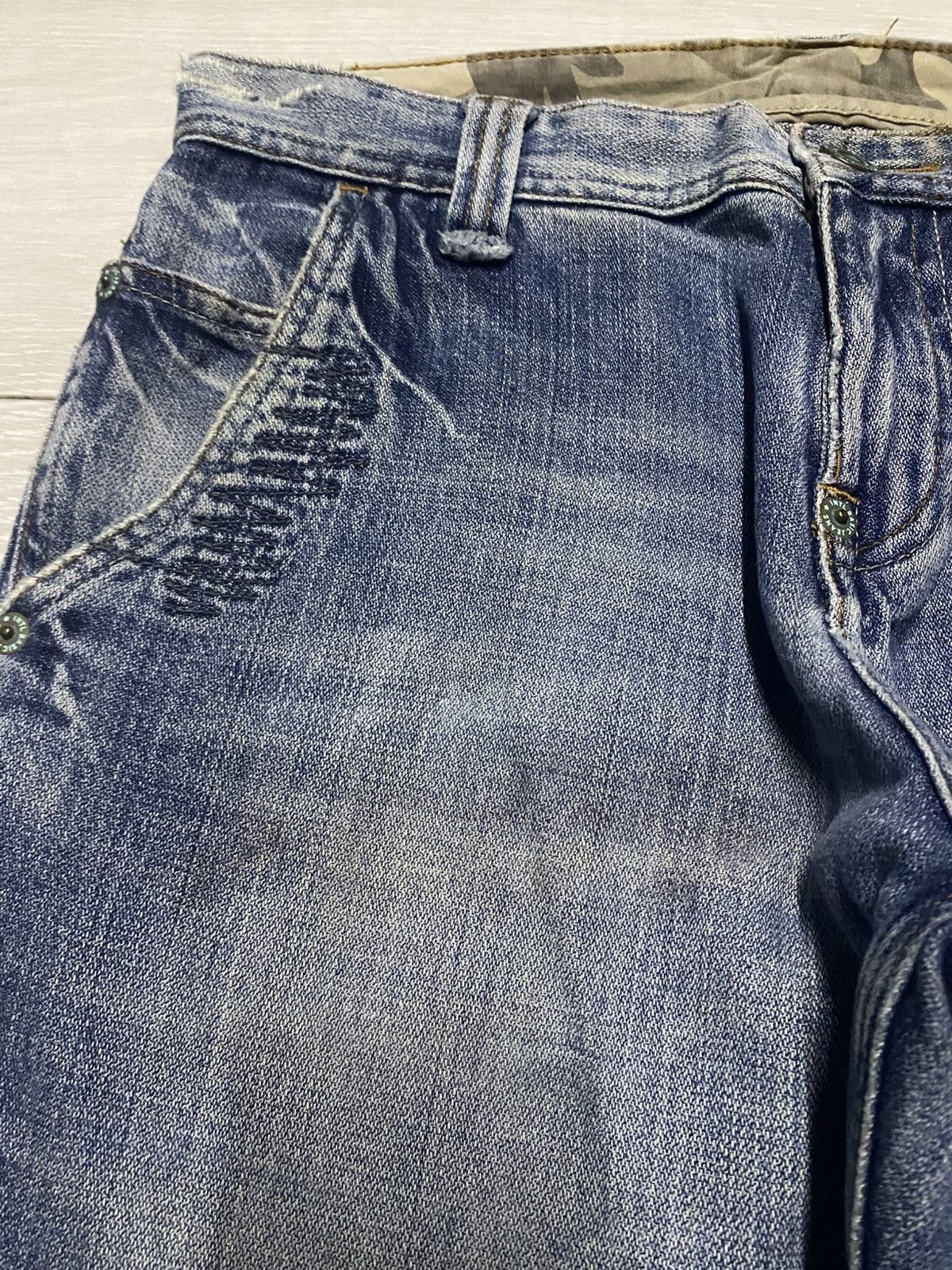 Maison Margiela Japanese Brand Patchwork Baggy Denim Margiela Style Size US 32 / EU 48 - 9 Thumbnail